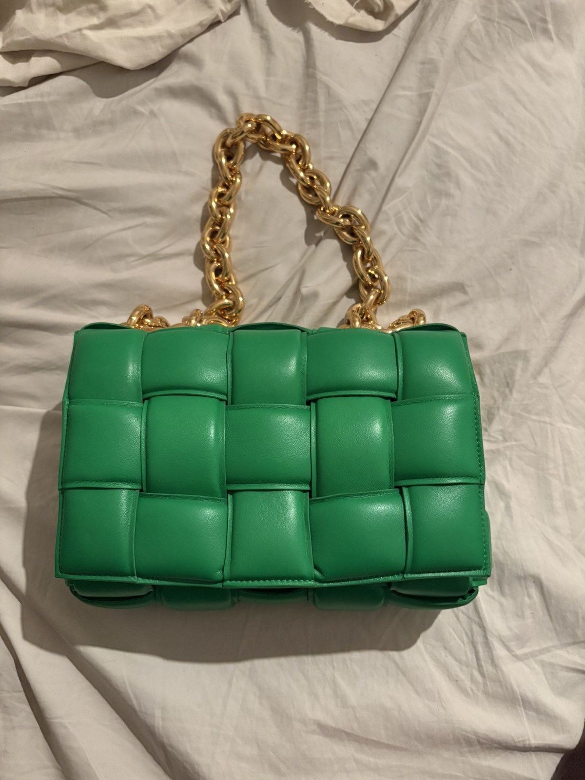 Bottega Veneta Bottega Veneta Green Golden-Chain Casette Size ONE SIZE - 8 Thumbnail
