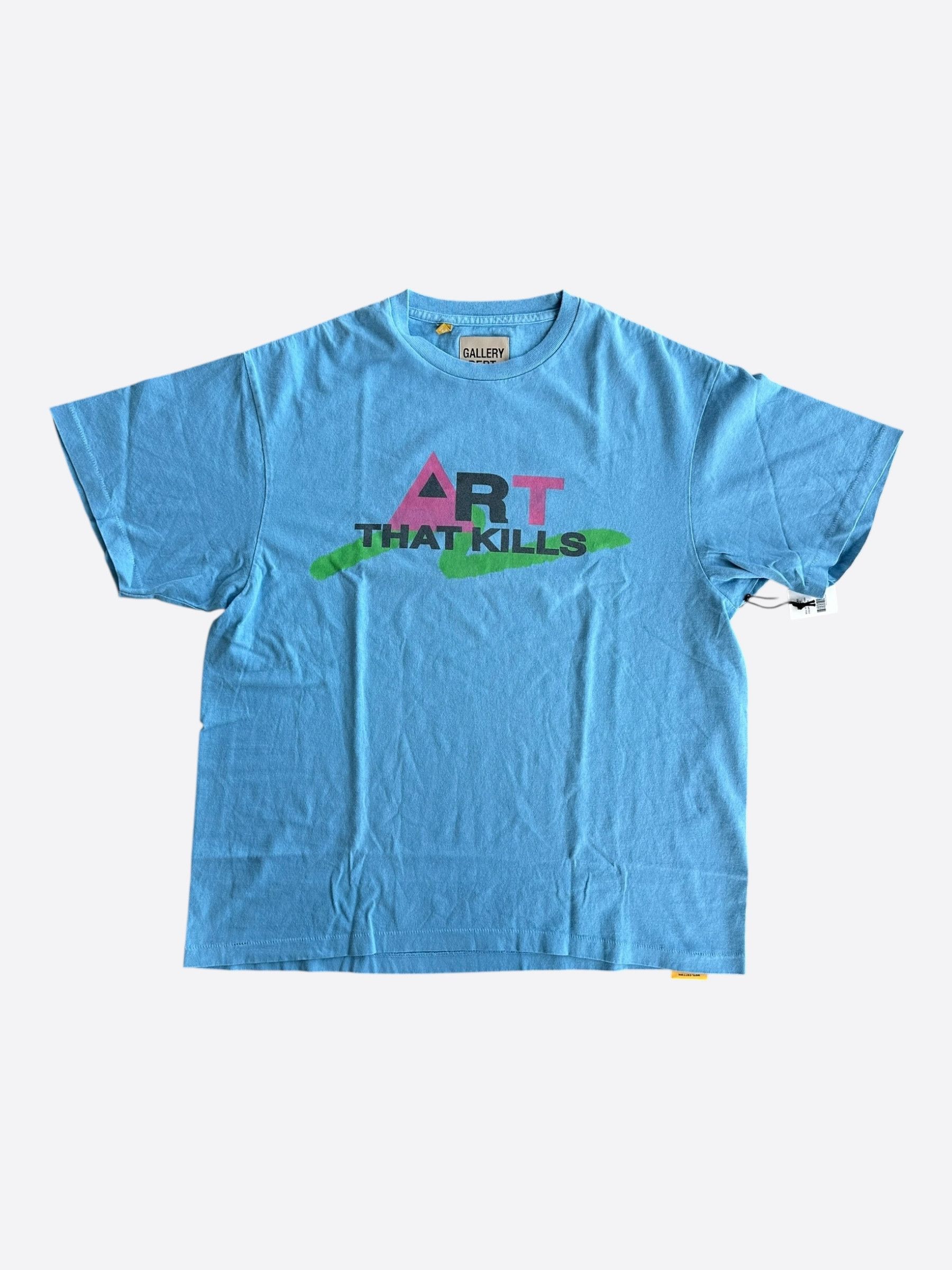 Gallery Dept. Gallery Dept Blue & Multicolor Art That Kills T-Shirt Size US XS / EU 42 / 0 - 1 Thumbnail