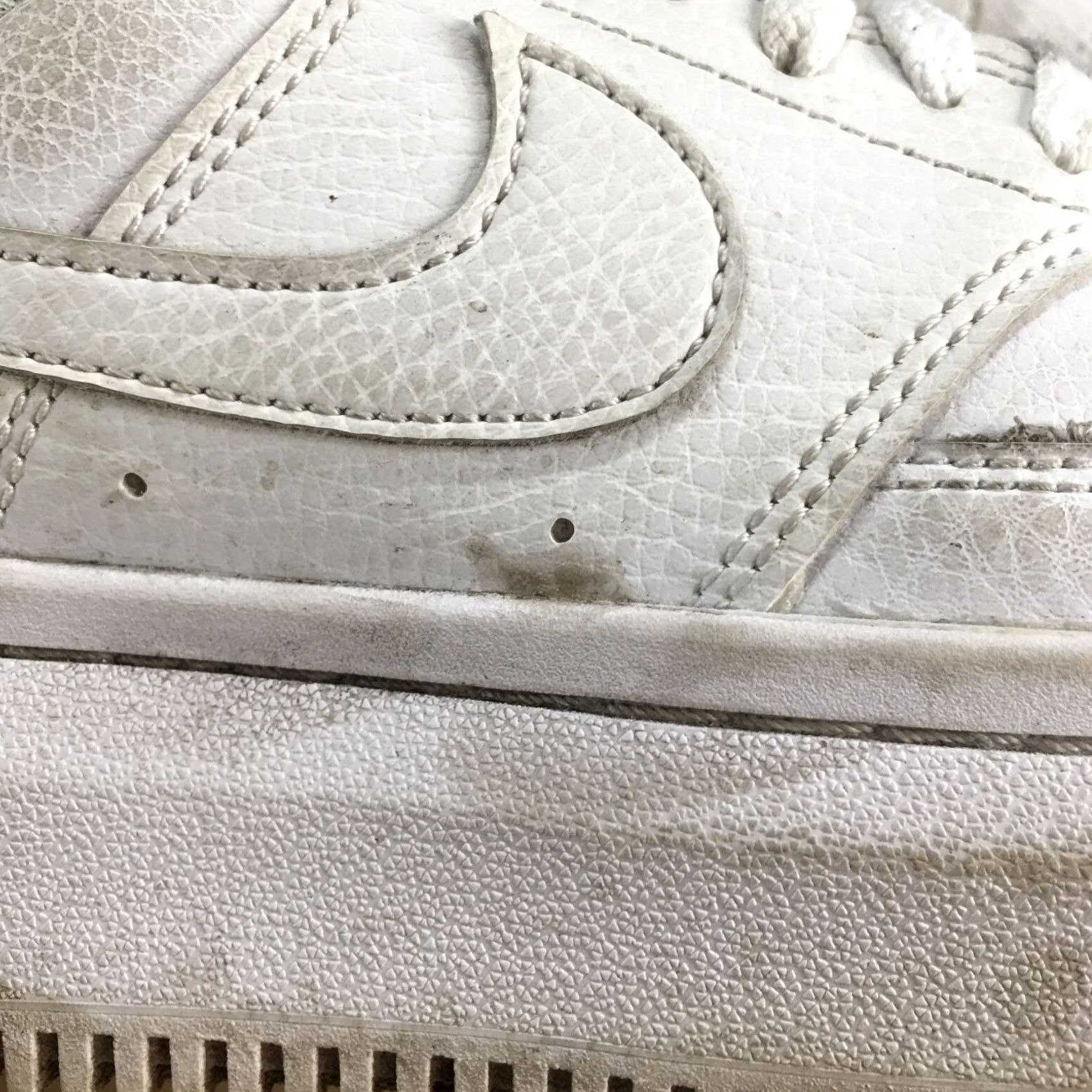 Nike Nike Court Vision Alta Sneakers Womens 7 White Lace Up Low Top Comfort Casual Shoes Size M / US 6-8 / IT 42-44 - 4 Thumbnail
