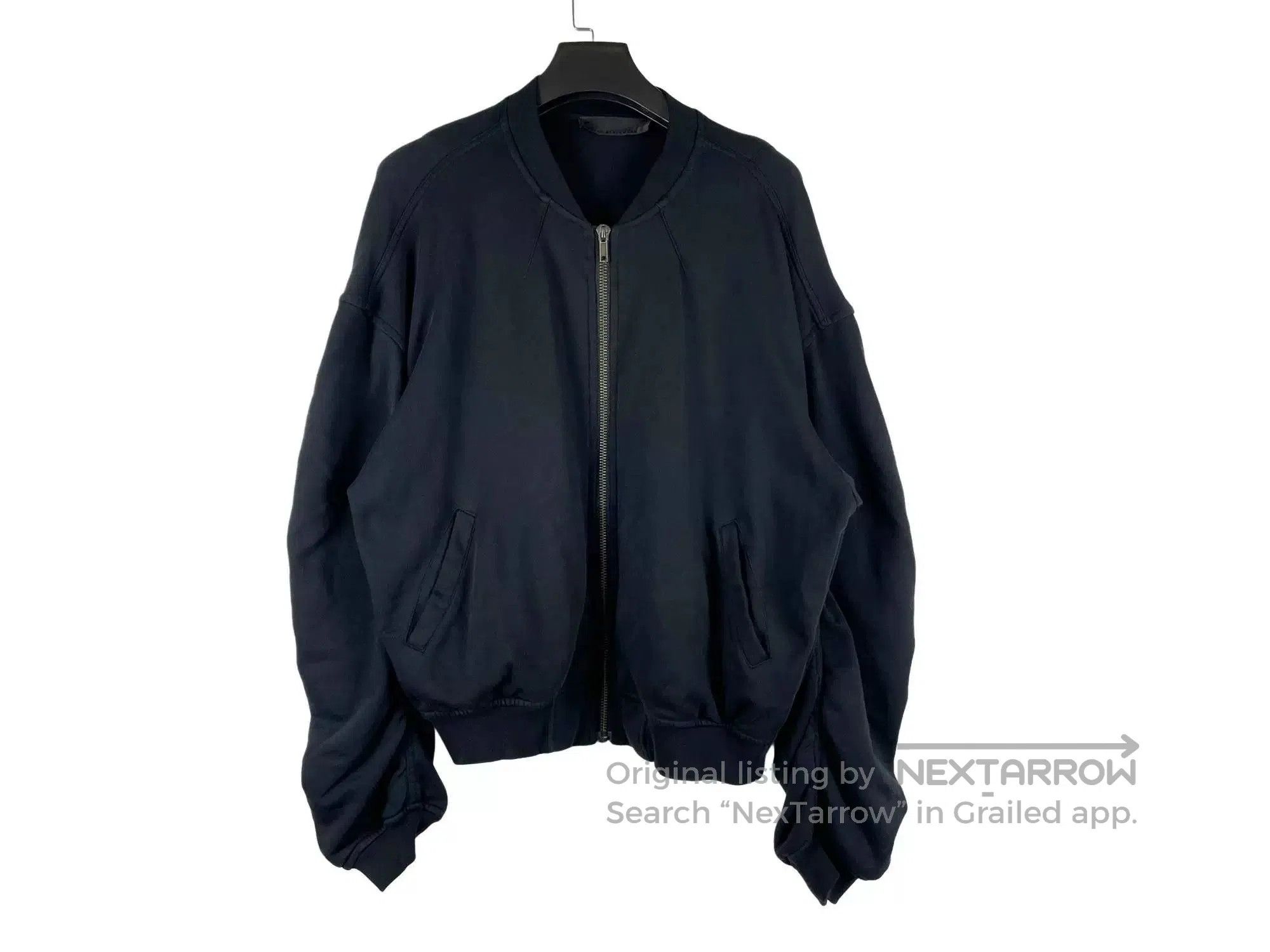 Haider Ackermann Haider Ackermann Black Silk Bomber Jacket | Grailed