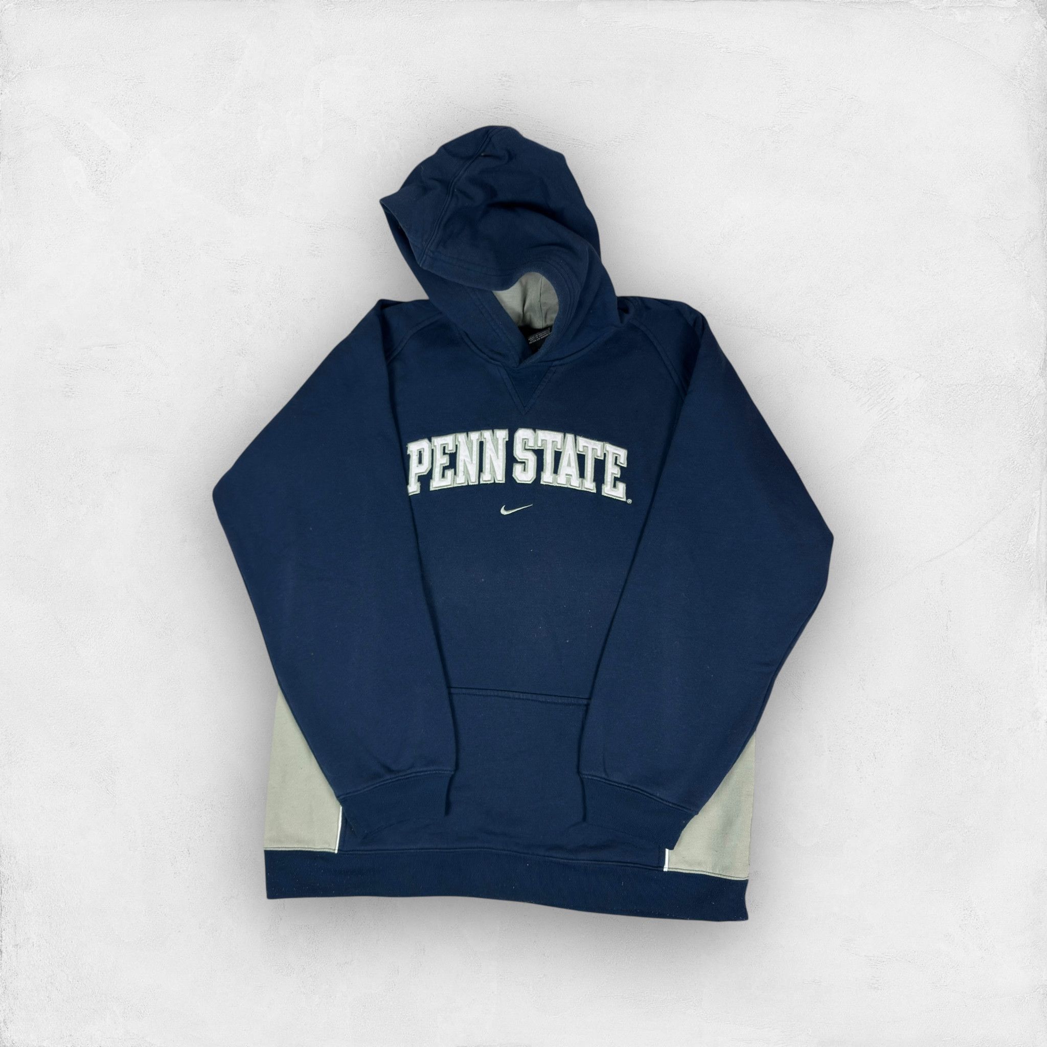 Nike × Vintage Vintage Nike Men's Blue Cotton Fleece Penn State Hoodie XL Size US XL / EU 56 / 4 - 1 Thumbnail