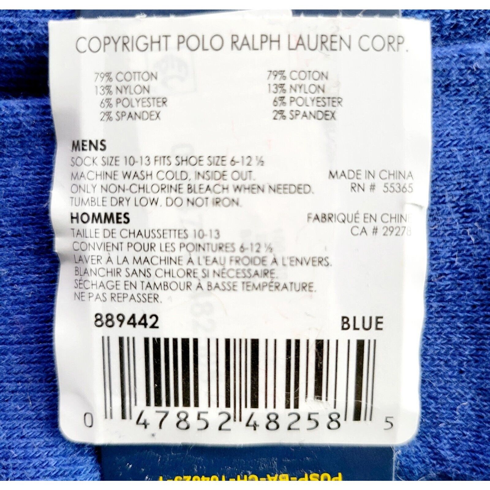 Ralph Lauren NWT POLO Ralph Lauren Palm Island Print Socks Men's 10-13 Size ONE SIZE - 4 Thumbnail