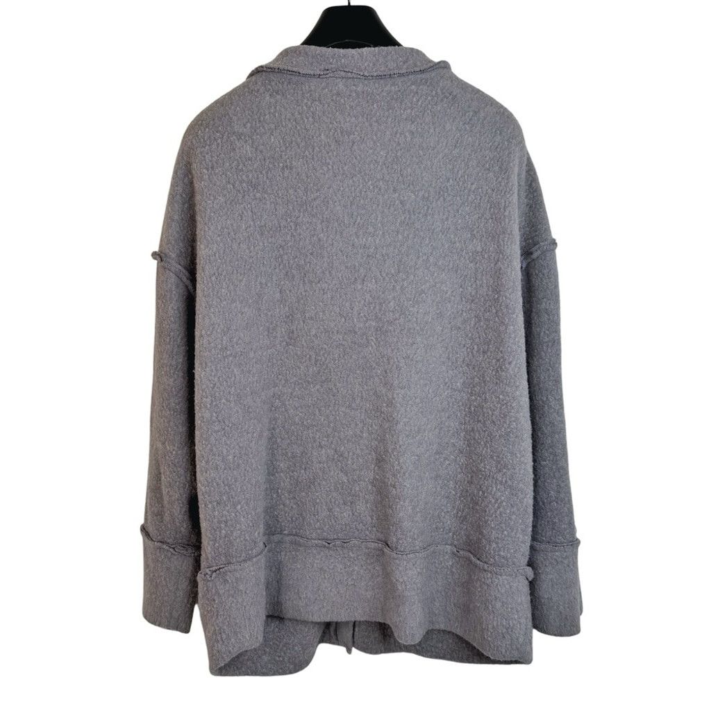Urban Outfitters OUT FROM UNDER UO Women Lavender Oversized Fleece Cardigan S Size S / US 4 / IT 40 - 6 Thumbnail