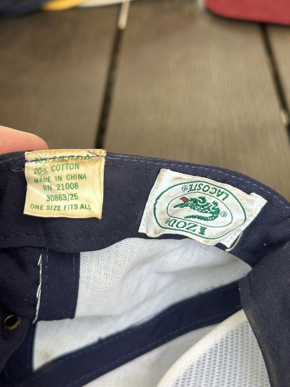 Lacoste 80s Lacoste vintage hat Size ONE SIZE - 4 Thumbnail