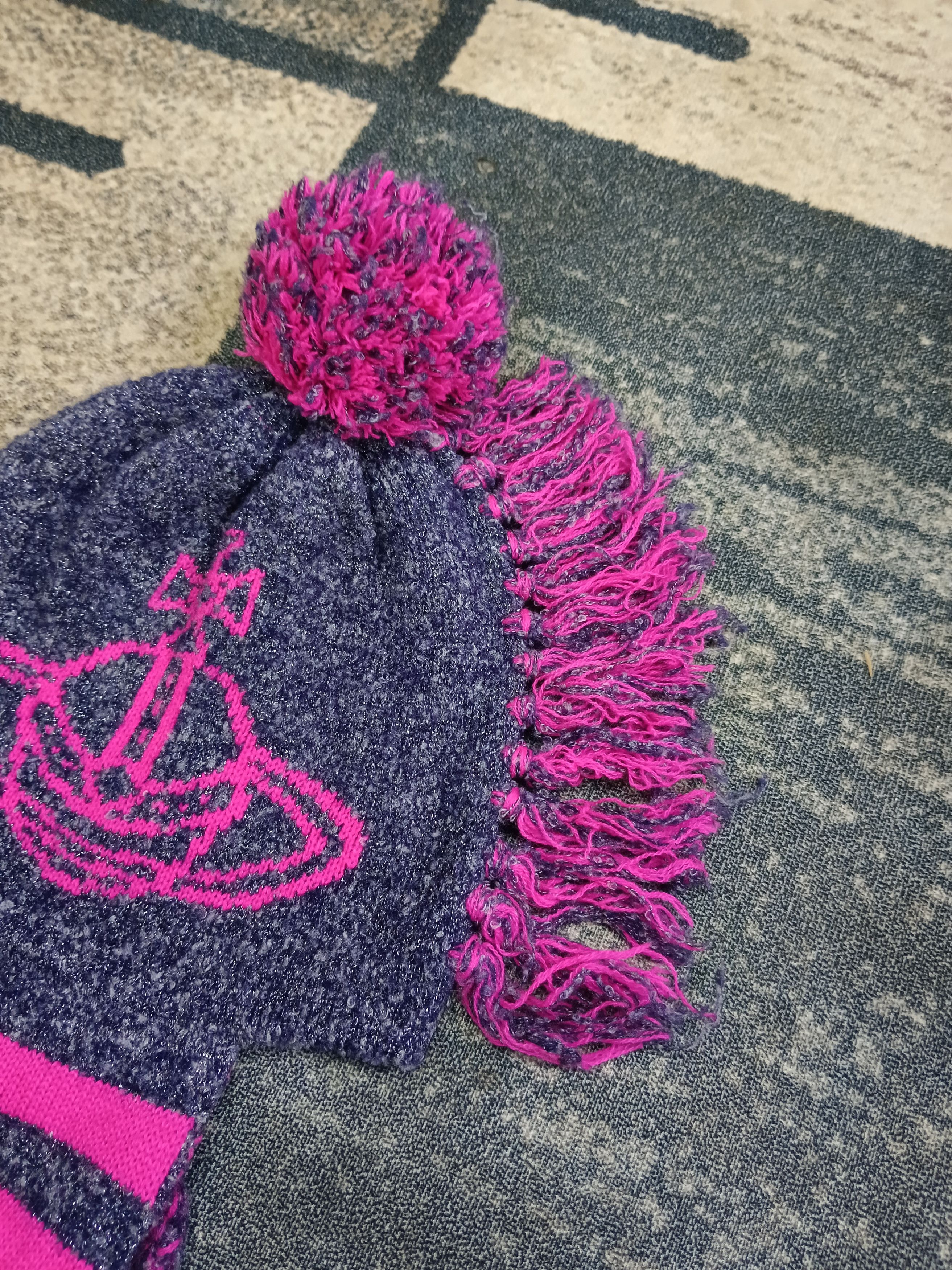 Vivienne Westwood VERY RARE🔥VIVIENNE WESTWOOD MOHAWK BEANIE EARFLAP Size ONE SIZE - 7 Thumbnail