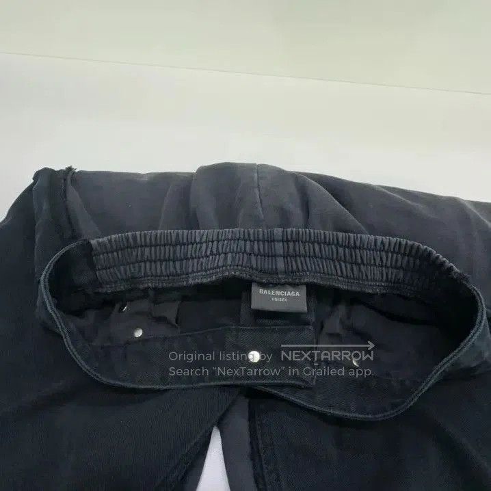 Balenciaga Balenciaga Black Straight-Leg Casual Pants for Men. Size US 26 / EU 42 - 4 Thumbnail