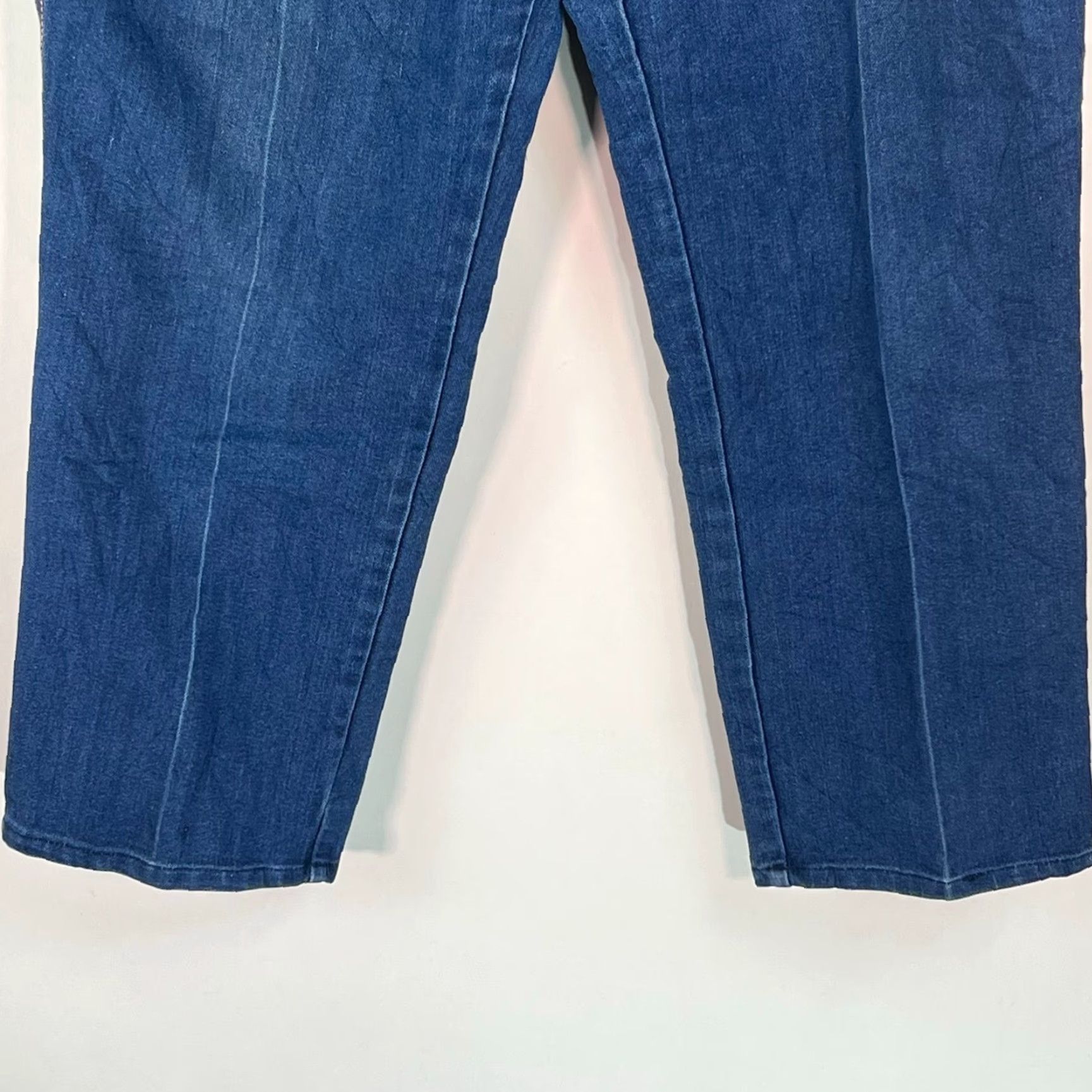 Vintage Gitano Total Control Stretch Boot Cut Jeans Women's 32x28 Blue Denim 18 Vintage Size 40" / US 18 - 4 Thumbnail