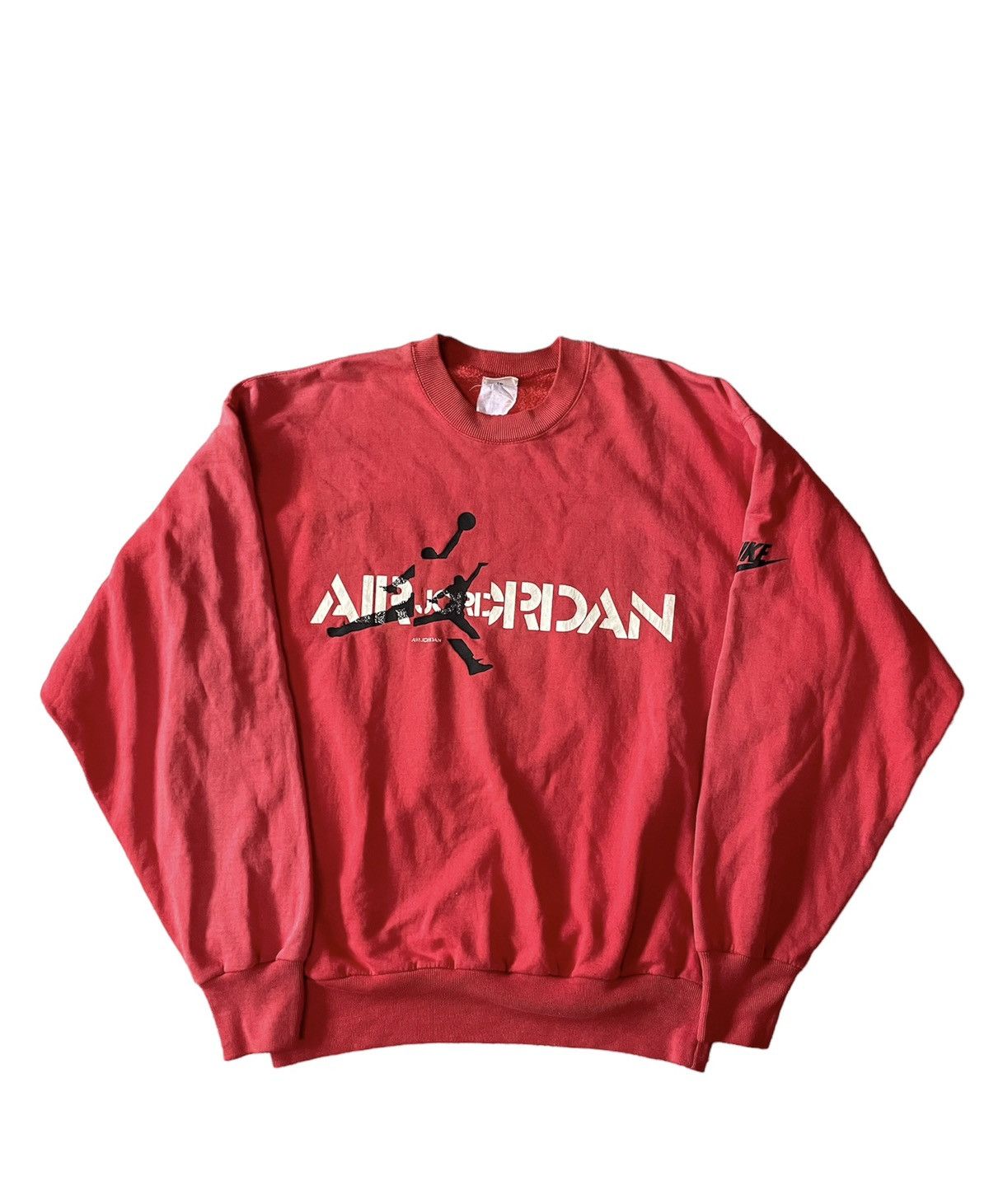 Image of Vintage Nike Air Jordan Dunk By Michael Jordan Sun Faded in Red, Men's (Size Small)