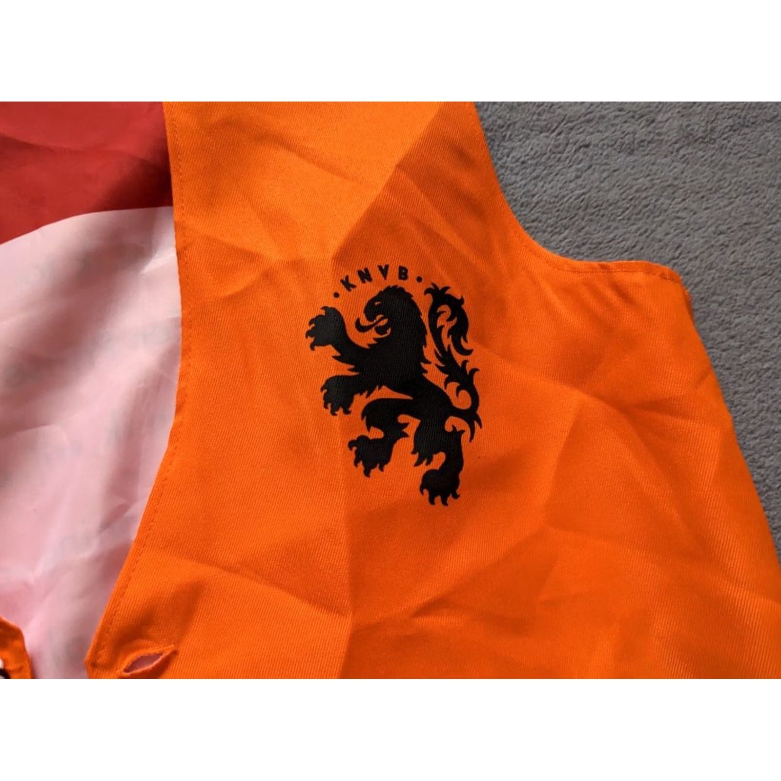 Vintage Gillette Netherlands Fan Vest Mens Size L Orange Scout van Oranje Size US L / EU 52-54 / 3 - 2 Thumbnail