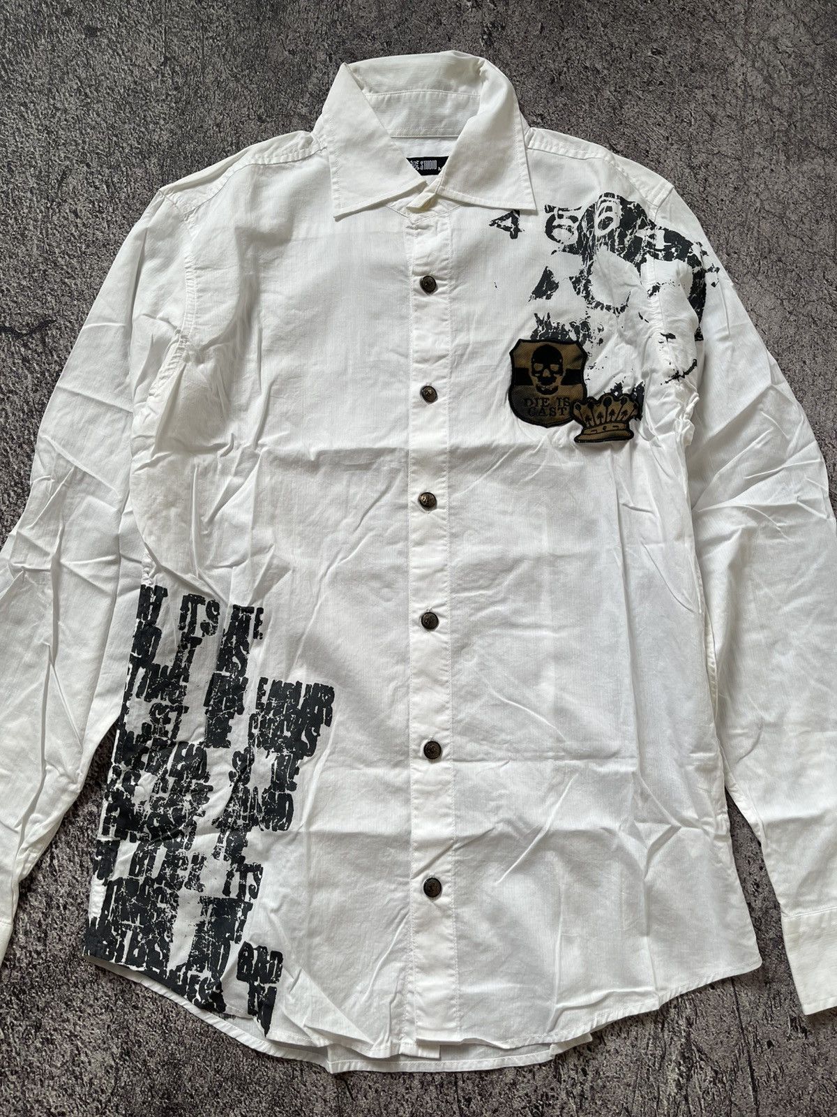 Japanese Brand Y2K batsu stuido skull ifsixwasnine Size US M / EU 48-50 / 2 - 4 Thumbnail