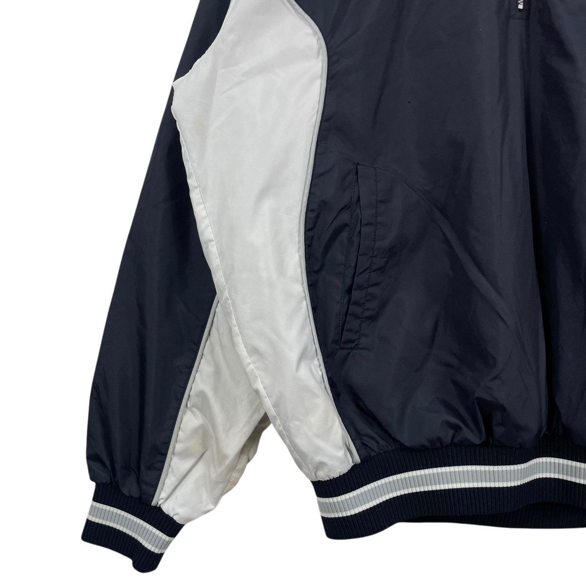 Asics Vintage Japan Baseball Team Half Zip Nylon Jacket Size US XL / EU 56 / 4 - 4 Thumbnail