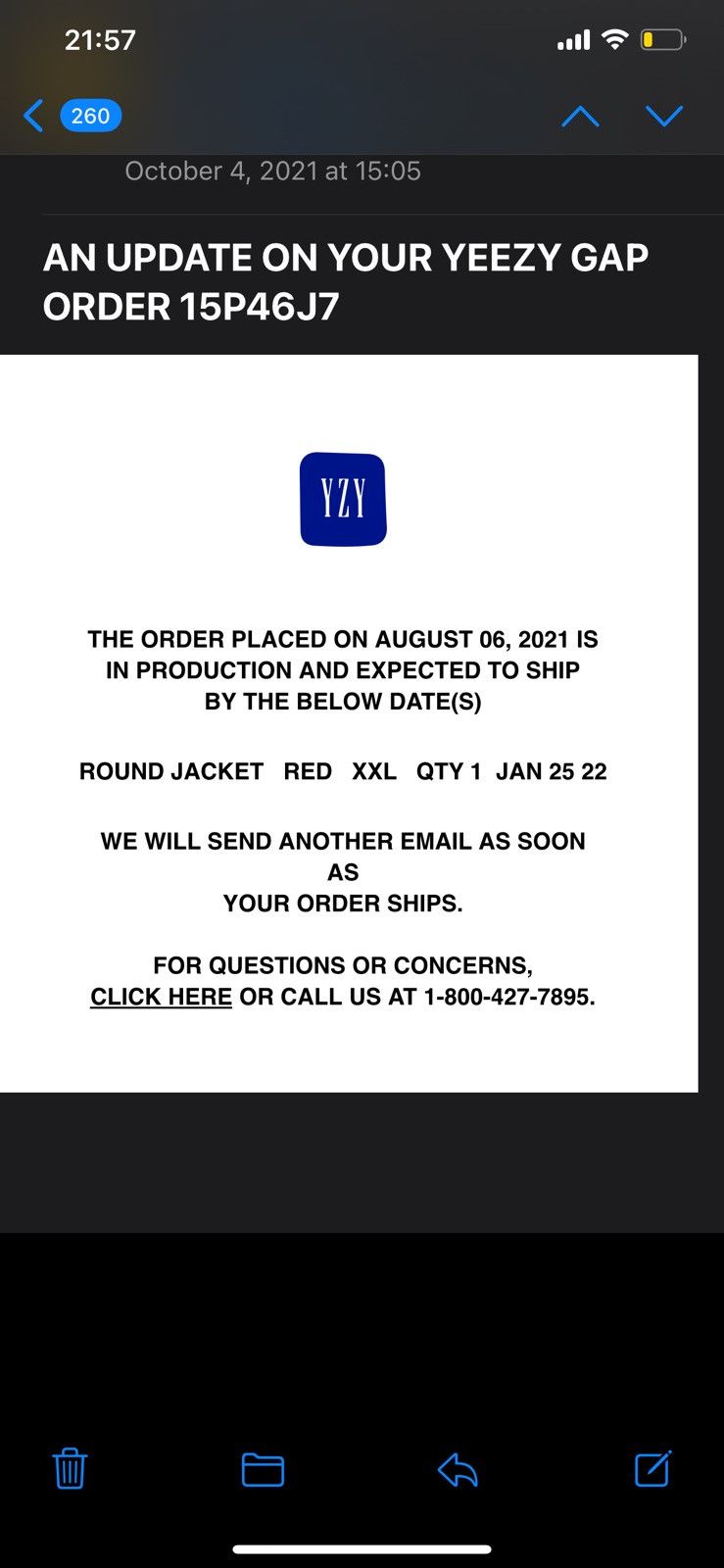 Gap × Kanye West Yeezy Gap Round Jacket Red Size XXL SS22 Kanye West Puffer Size US XXL / EU 58 / 5 - 4 Thumbnail