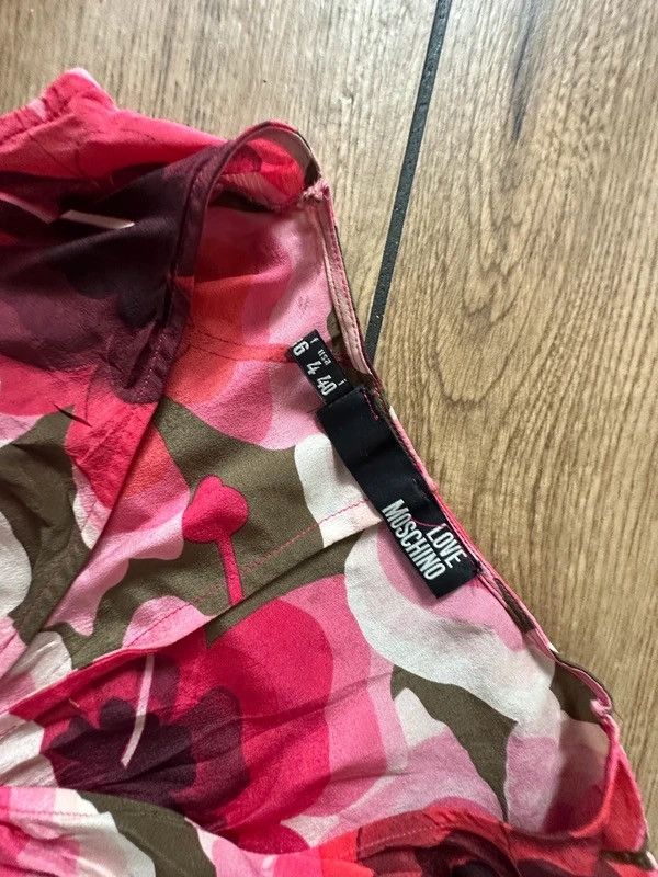 Love Moschino Love moschino xs 34 silk pink red Size XS / US 0-2 / IT 36-38 - 3 Thumbnail
