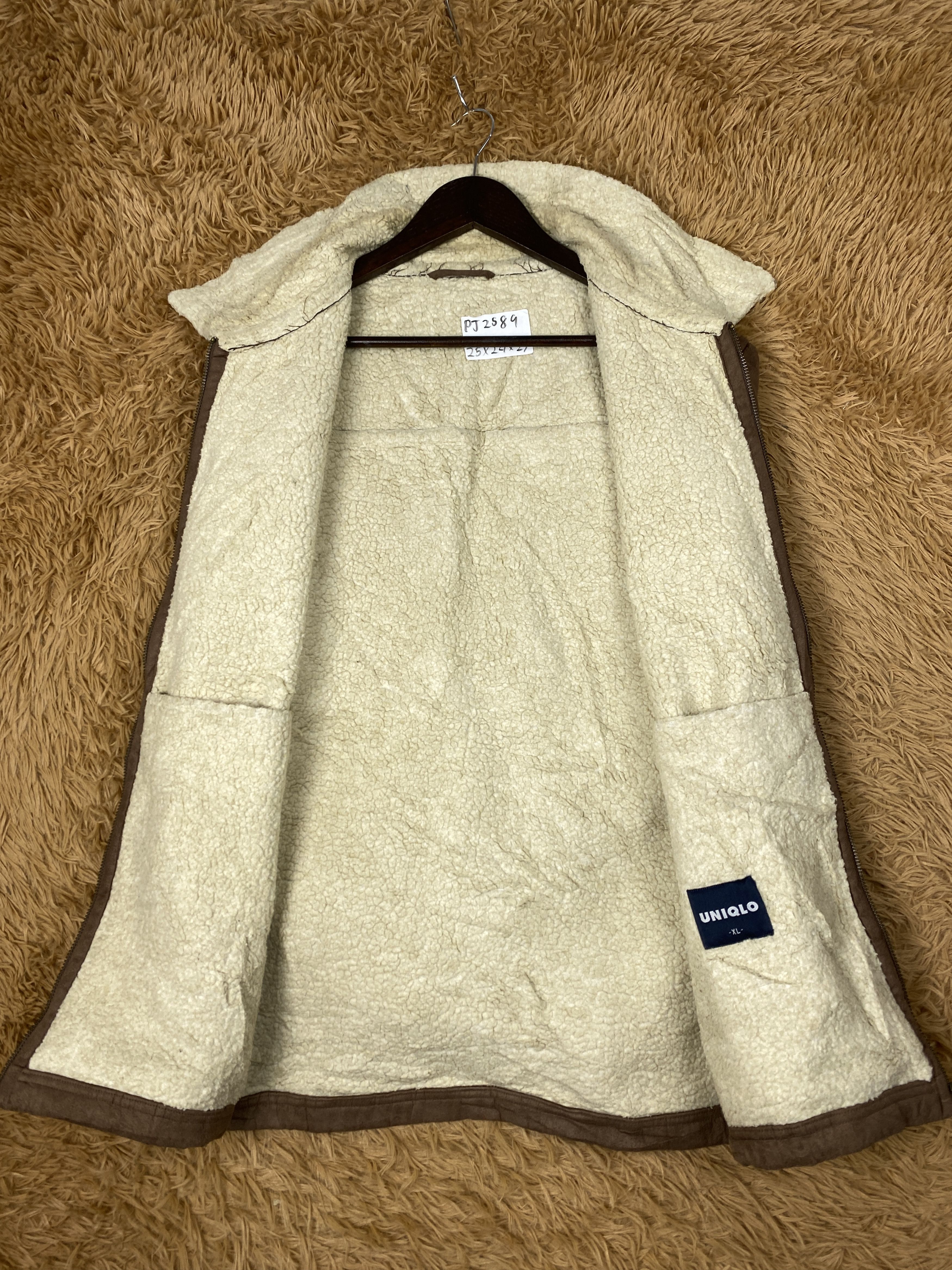 Uniqlo Vintage Uniqlo Fleece Lining Jacket PJ2589 Size US XL / EU 56 / 4 - 5 Thumbnail