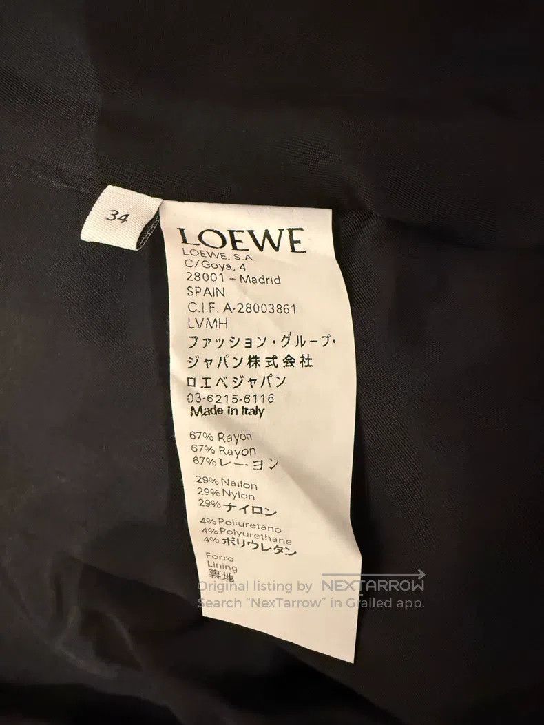Loewe Loewe Ethnic Style Woolen Coat, Mid-Length Size XXS / US 00 / IT 34 - 4 Thumbnail