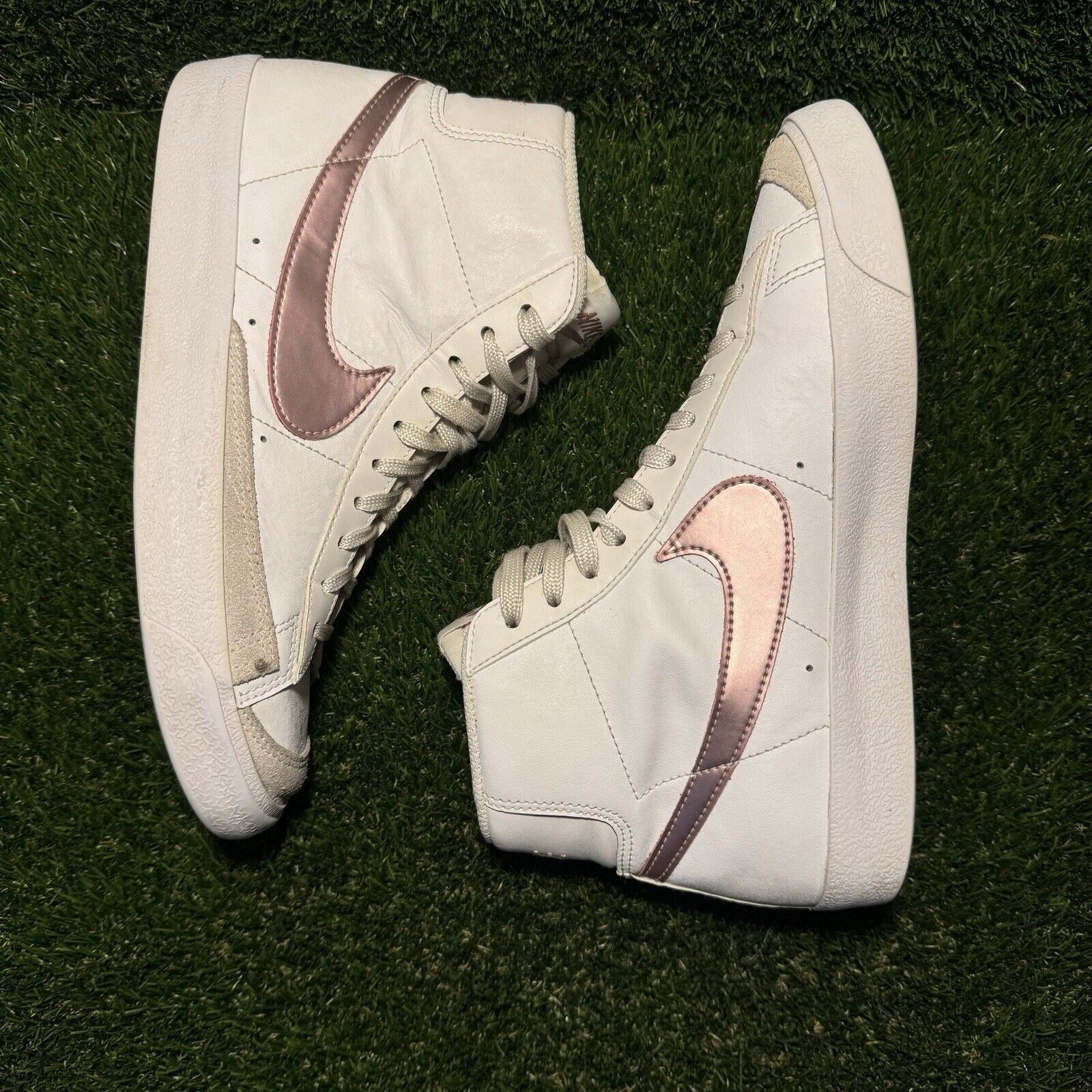 Nike Size 8.5W/7 (GS) - Nike Blazer Mid 77 White Pink Glaze Size US 8.5 / IT 38.5 - 3 Thumbnail
