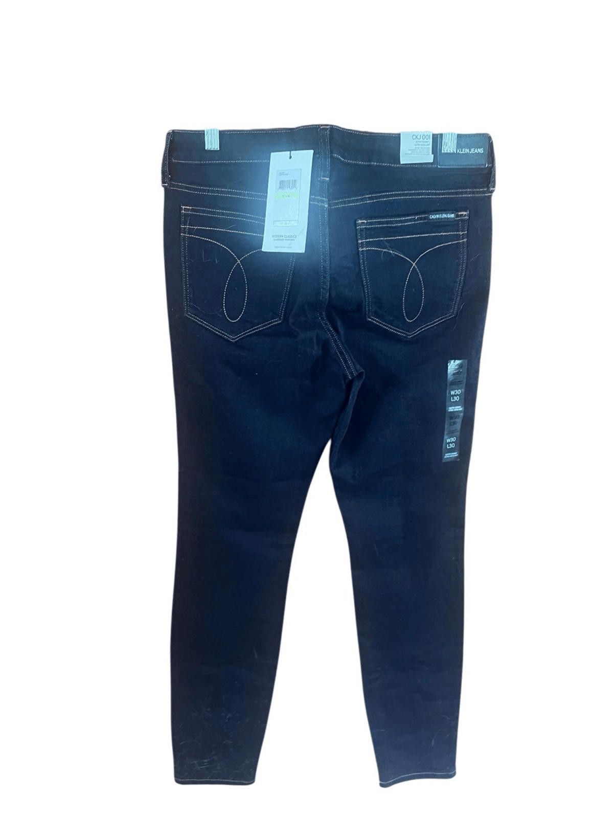 Calvin Klein Calvin Klein Womans Super Skinny Mid Rise Jeans Sz 30/30 NWT Size 30" / US 8 / IT 44 - 2 Thumbnail