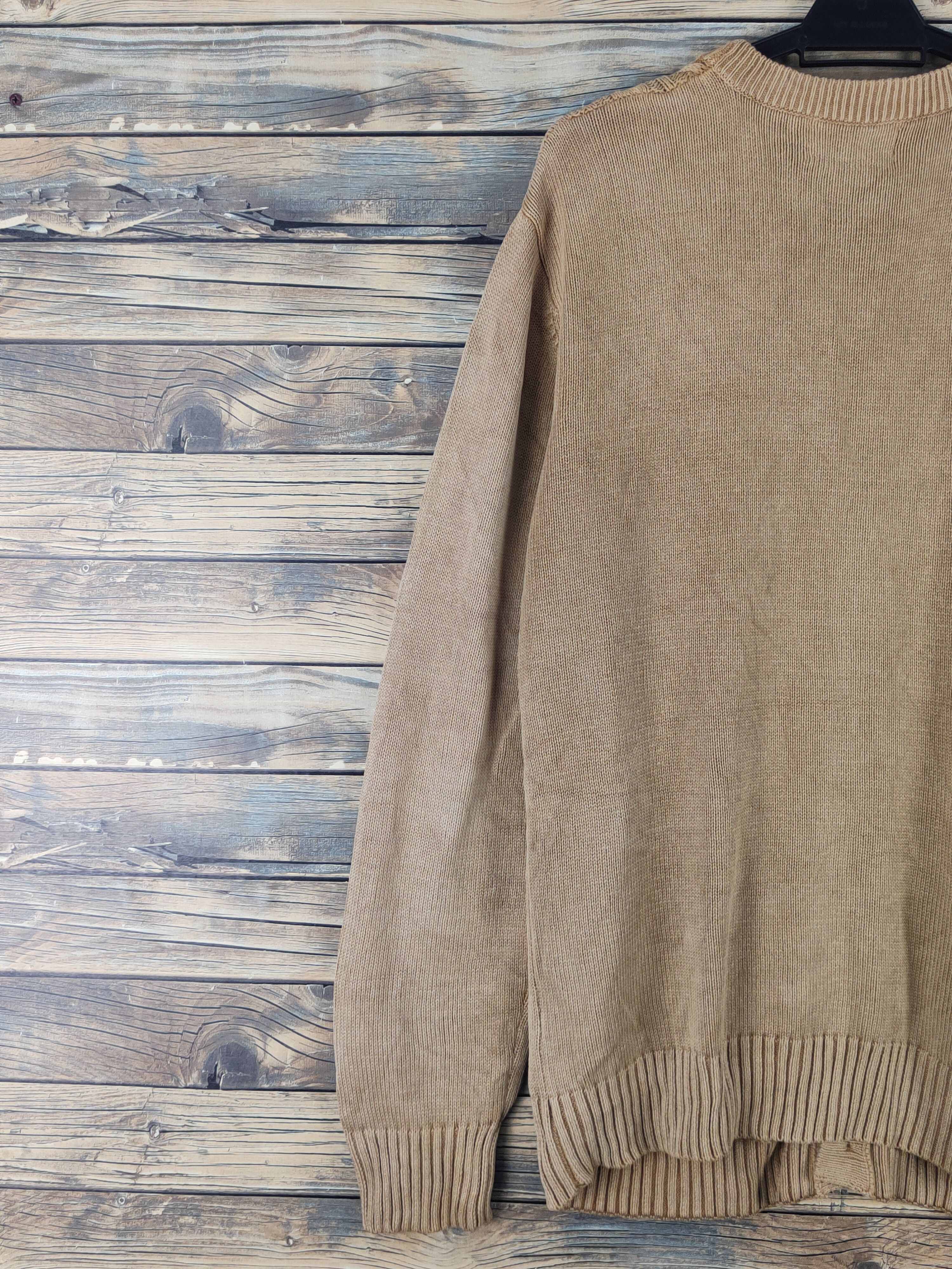 Vintage Pinc Ponc japan Brown Knitwear vintage Cardigan #W1821 Size US L / EU 52-54 / 3 - 8 Thumbnail