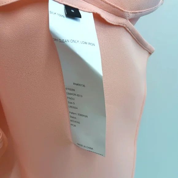 Lafayette 148 LAFAYETTE 148 NEW YORK Finley Pink Dusk Silk Blouse - (S) Size S / US 4 / IT 40 - 9 Thumbnail