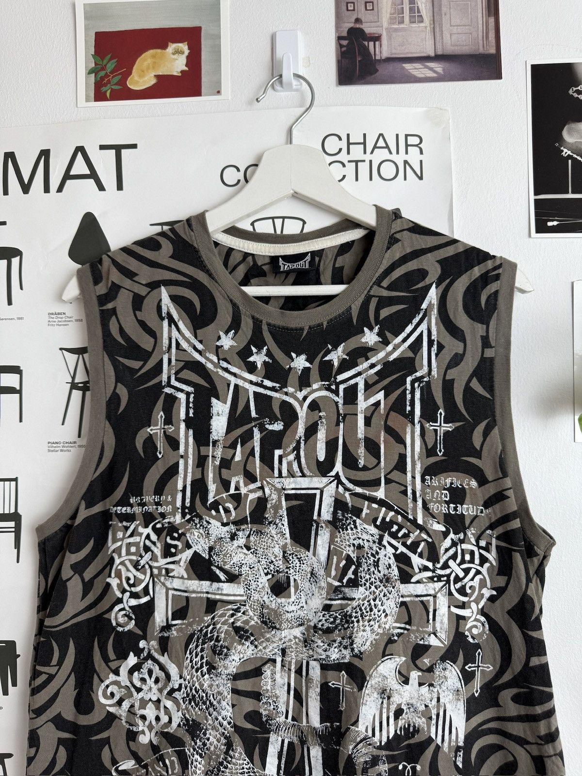 Tapout Vintage y2k Tapout tribal big logo tanktop M opium skate 90s Size US M / EU 48-50 / 2 - 3 Thumbnail