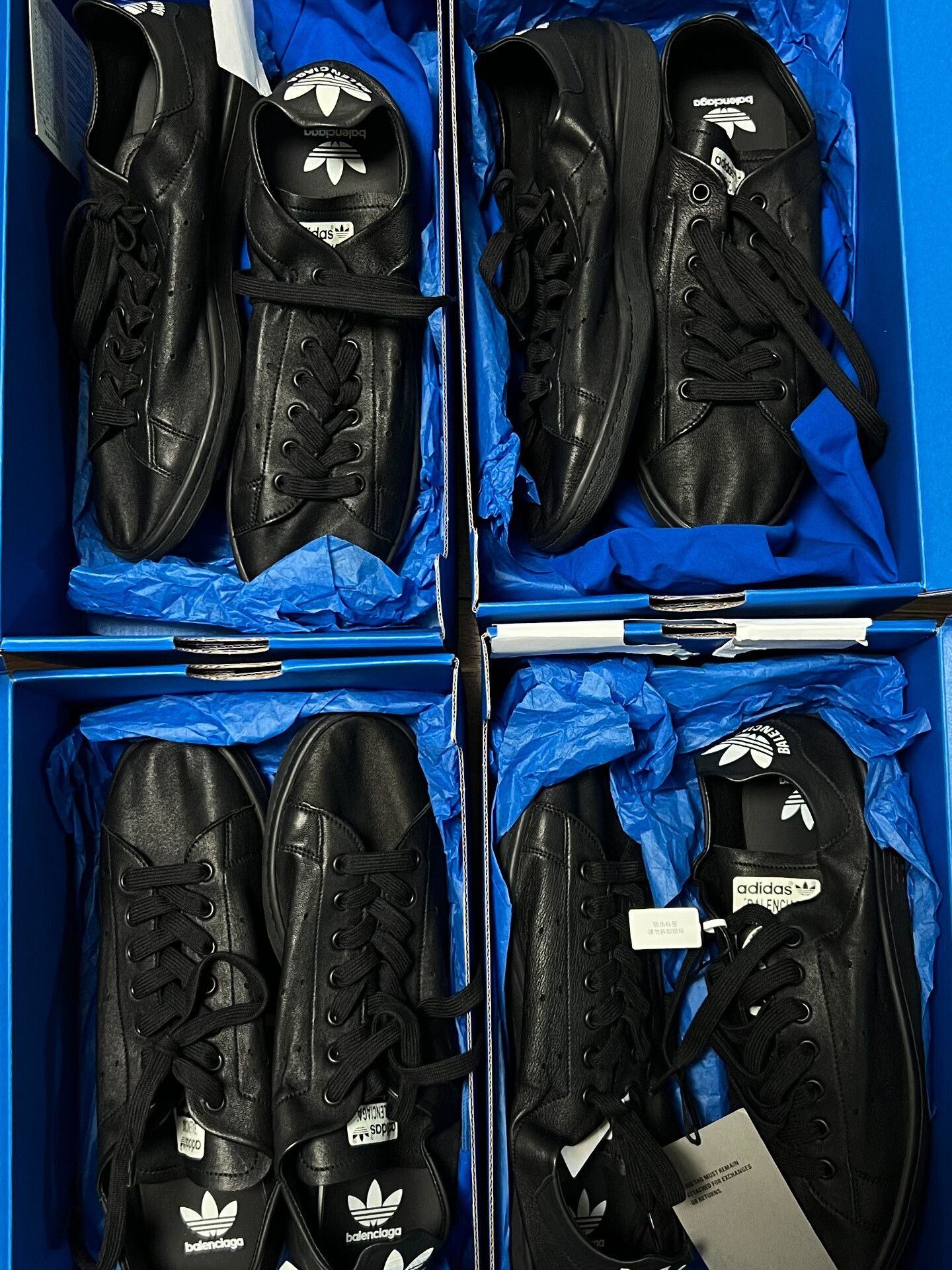 Balenciaga adidas Originals x Balenciaga Black Sneakers Size US 8 / EU 41 - 1 Thumbnail