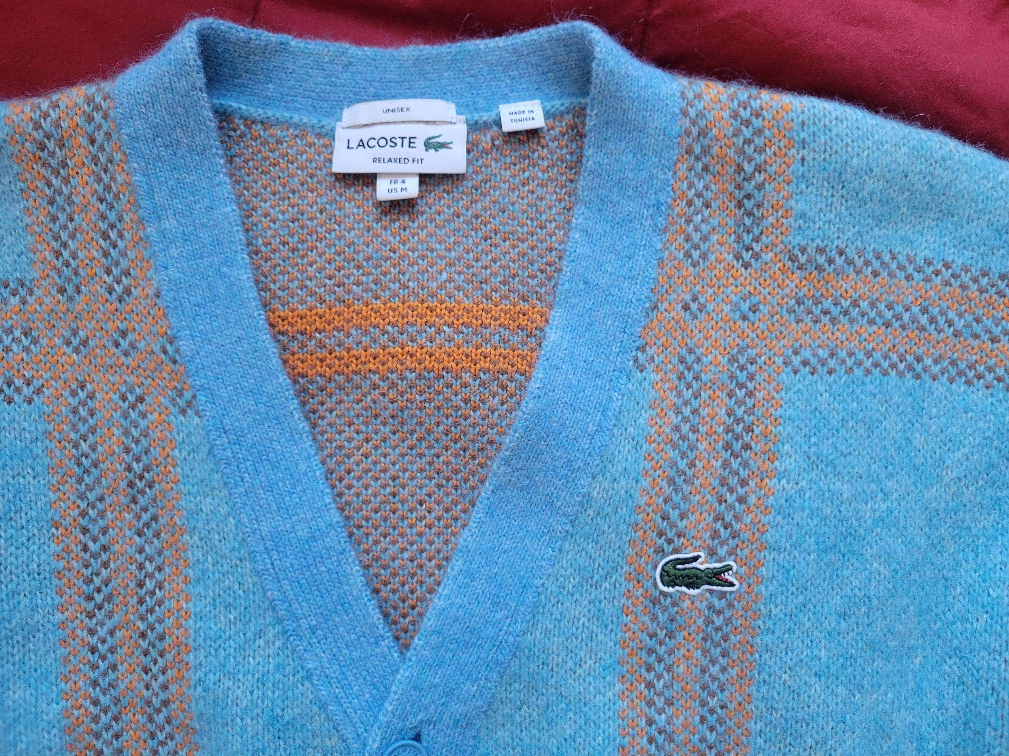 Lacoste Lacoste wool cardigan Size US M / EU 48-50 / 2 - 9 Thumbnail