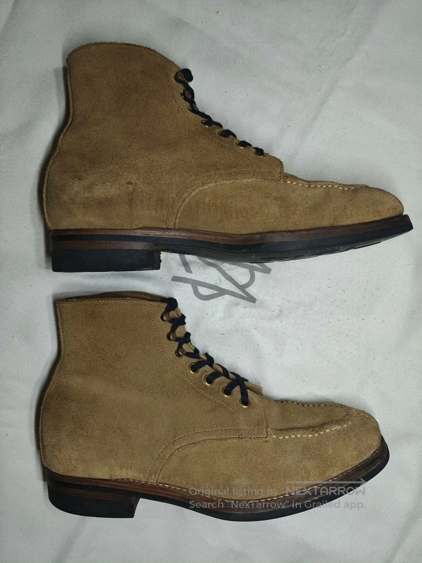 Iron Heart Iron Boots CSF Suede Work Boots. Size US 6.5 / EU 39-40 - 3 Thumbnail