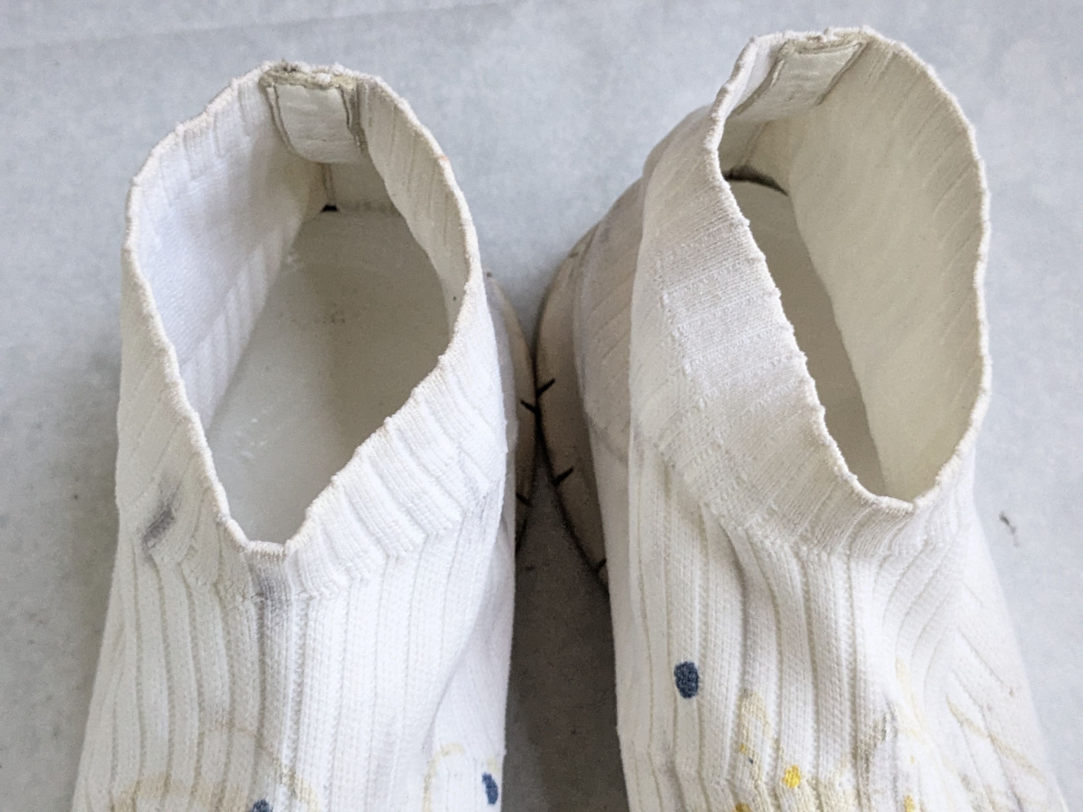 Maison Margiela Maison Margiela Sock Sneakers Paint Splatter 10 43 White Size US 10 / EU 43 - 2 Thumbnail
