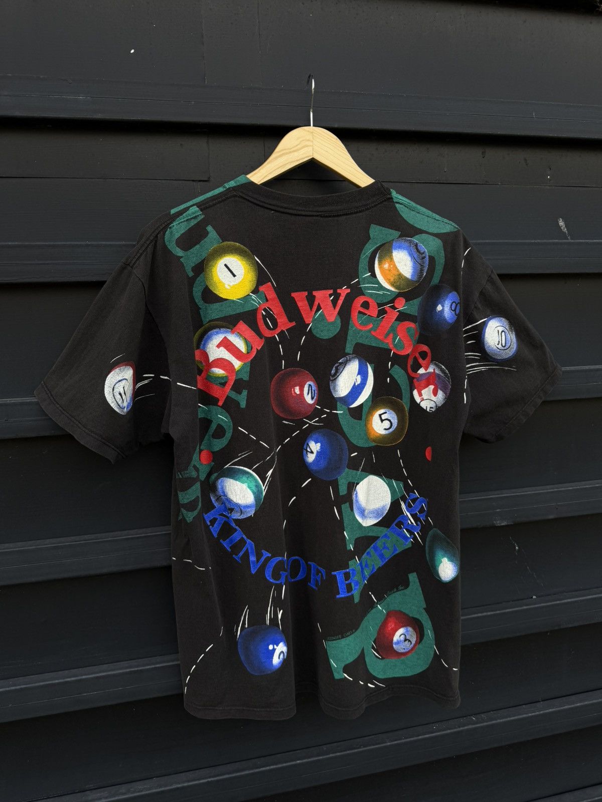 Budweiser Budweiser Pool🎱 Vintage Tee Size US XL / EU 56 / 4 - 7 Thumbnail