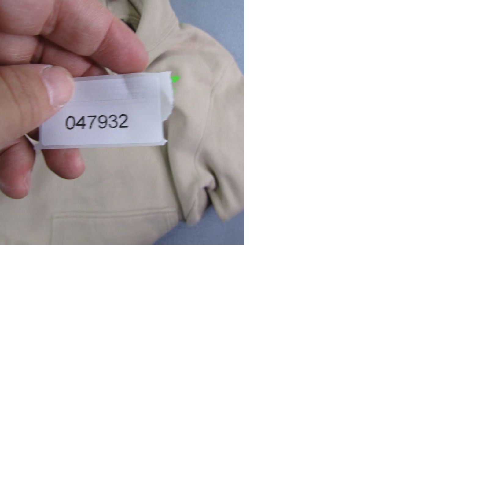 NANGA TMG Hoodie Mens Medium Beige Green Graphic Print Pullover Hooded Sweatshirt with Pockets Size US M / EU 48-50 / 2 - 9 Thumbnail