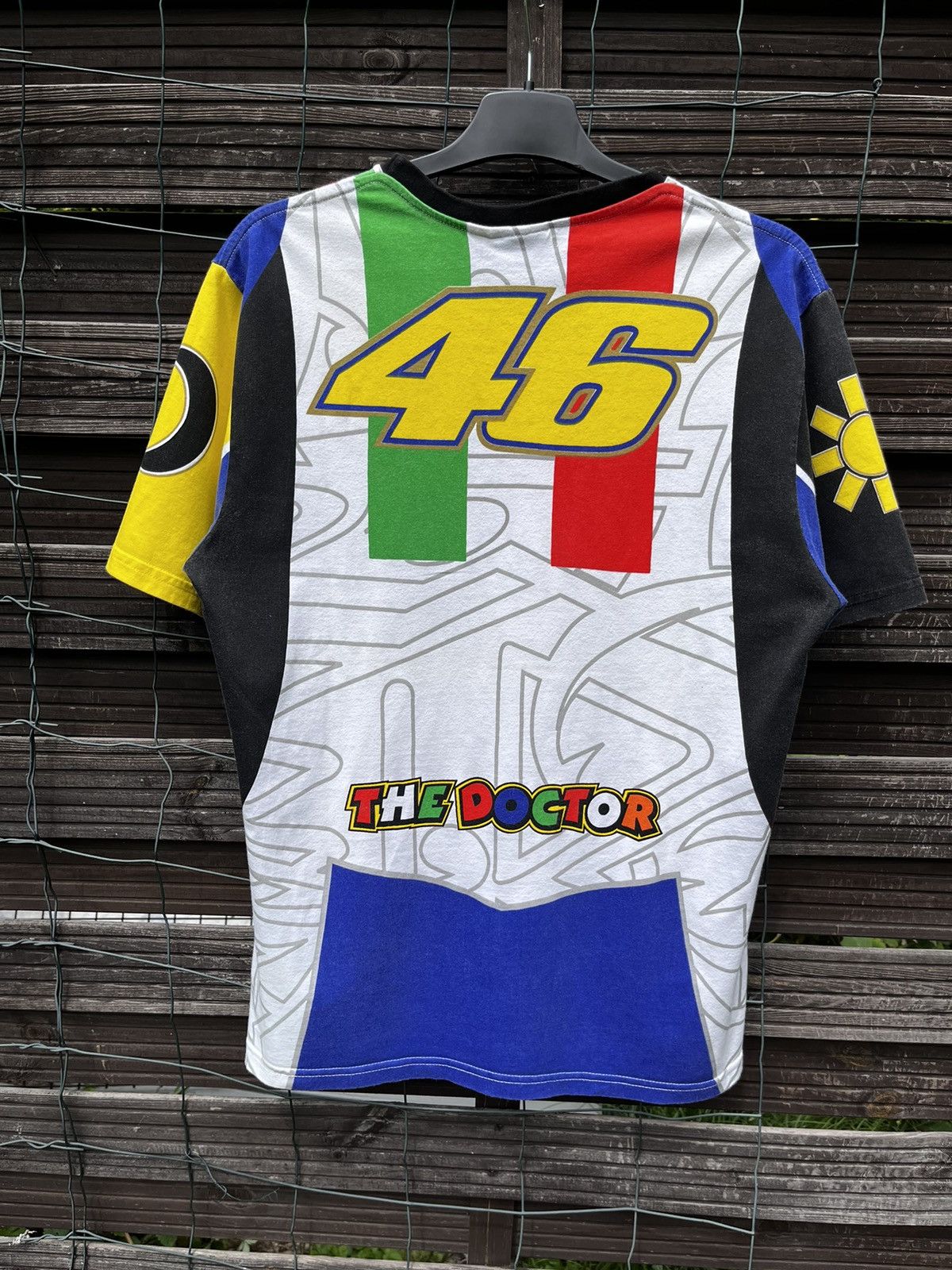 NASCAR 🏁 VALENTINO ROSSI 46 THE DOCTOR MOTO GP SUN AND MOON TEE Size US M / EU 48-50 / 2 - 1 Thumbnail