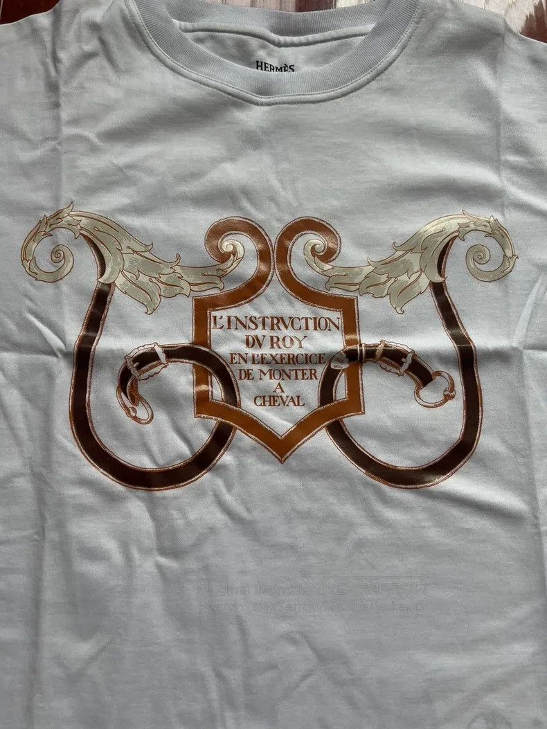 Hermes Hermes Ladies' palace print T-shirt Size XS / US 0-2 / IT 36-38 - 3 Thumbnail