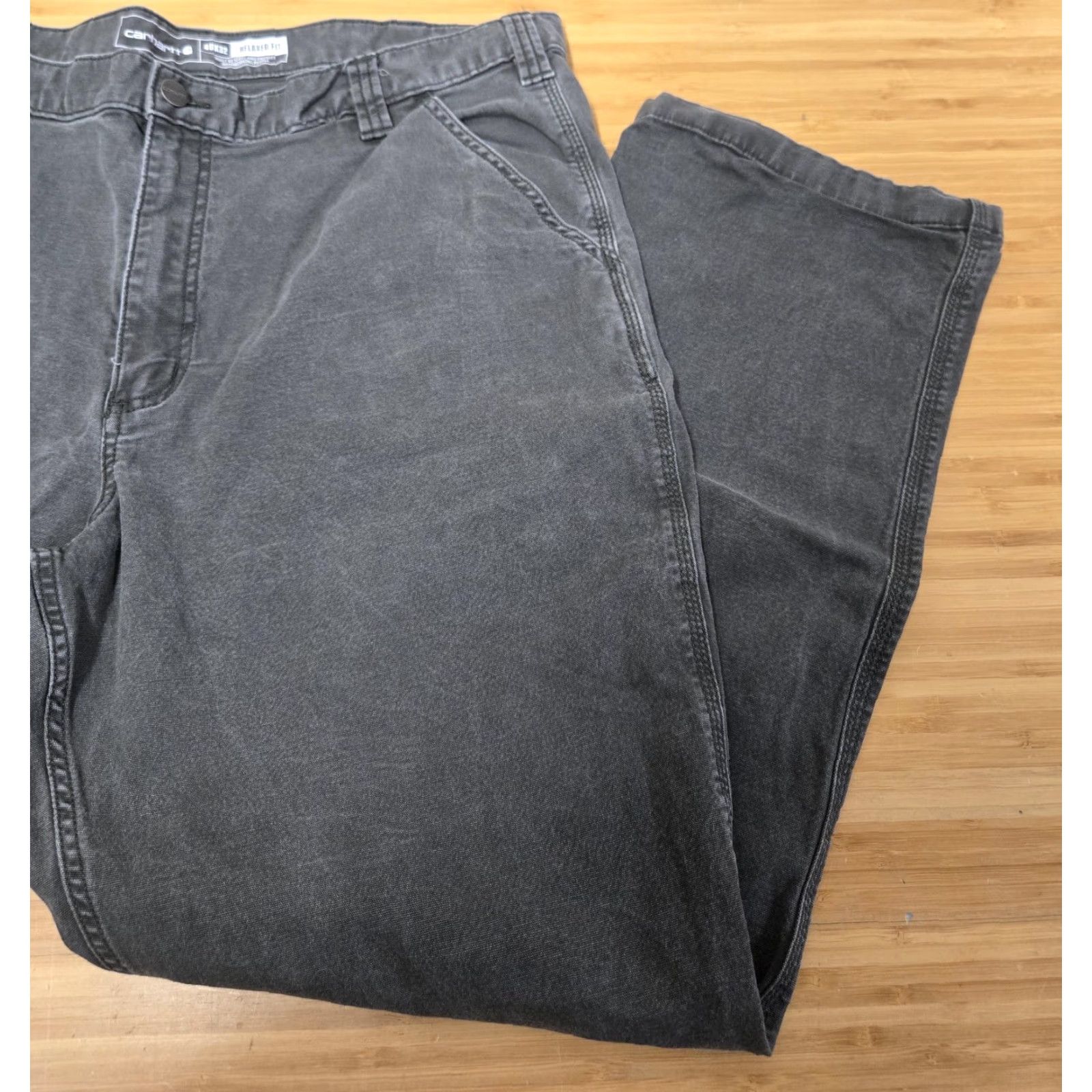 Carhartt Carhartt Pants Mens 40x32 Gray Rugged Flex Relaxed Work Utility Durable Canvas Cotton Spandex Size US 40 / EU 56 - 4 Thumbnail