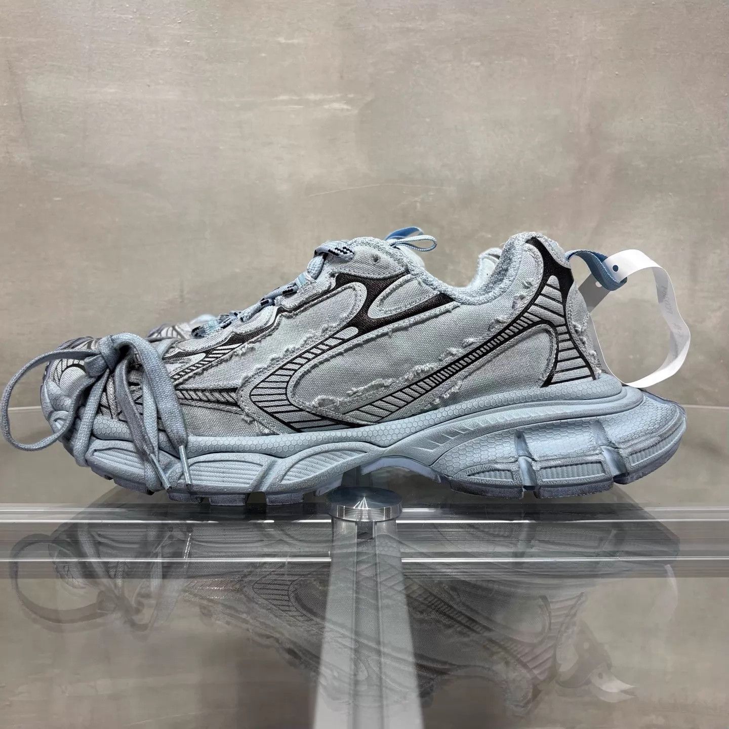 Balenciaga Balenciaga 3XL Distressed Smog Blue Dad Shoe 44 new Size US 11 / EU 44 - 3 Thumbnail