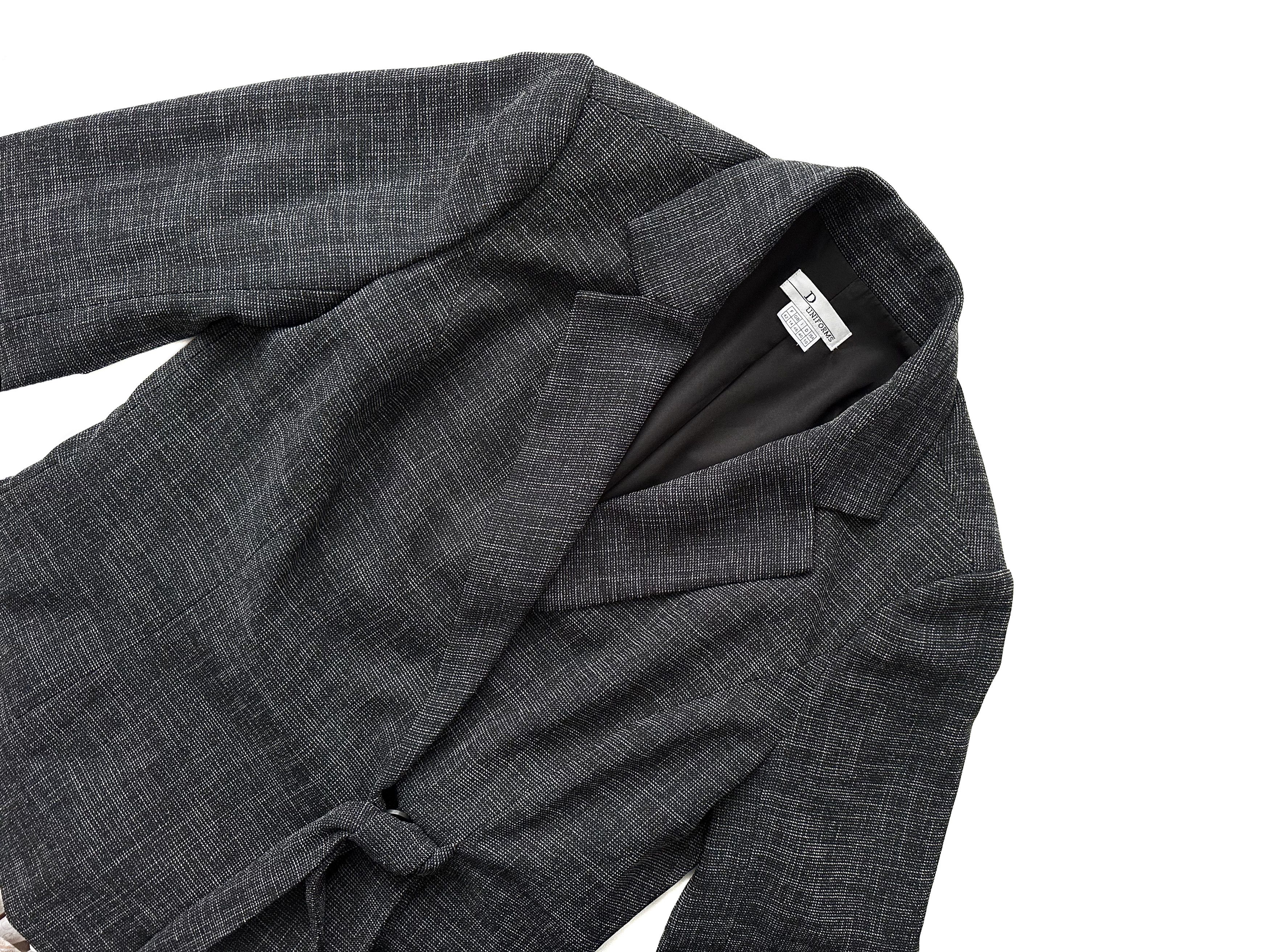 Dior × Uniform Wares Dior Uniforms grey melange blazer Size S / US 4 / IT 40 - 3 Thumbnail