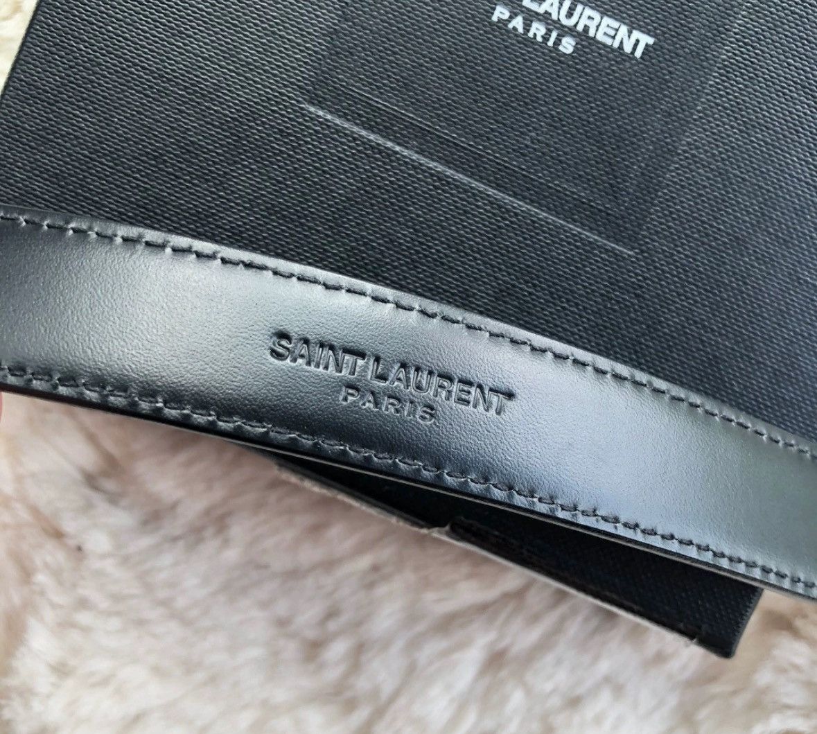 Saint Laurent Paris Saint Laurent Paris 14ss triple buckle belt Nextarrow-2505 Size ONE SIZE - 3 Thumbnail