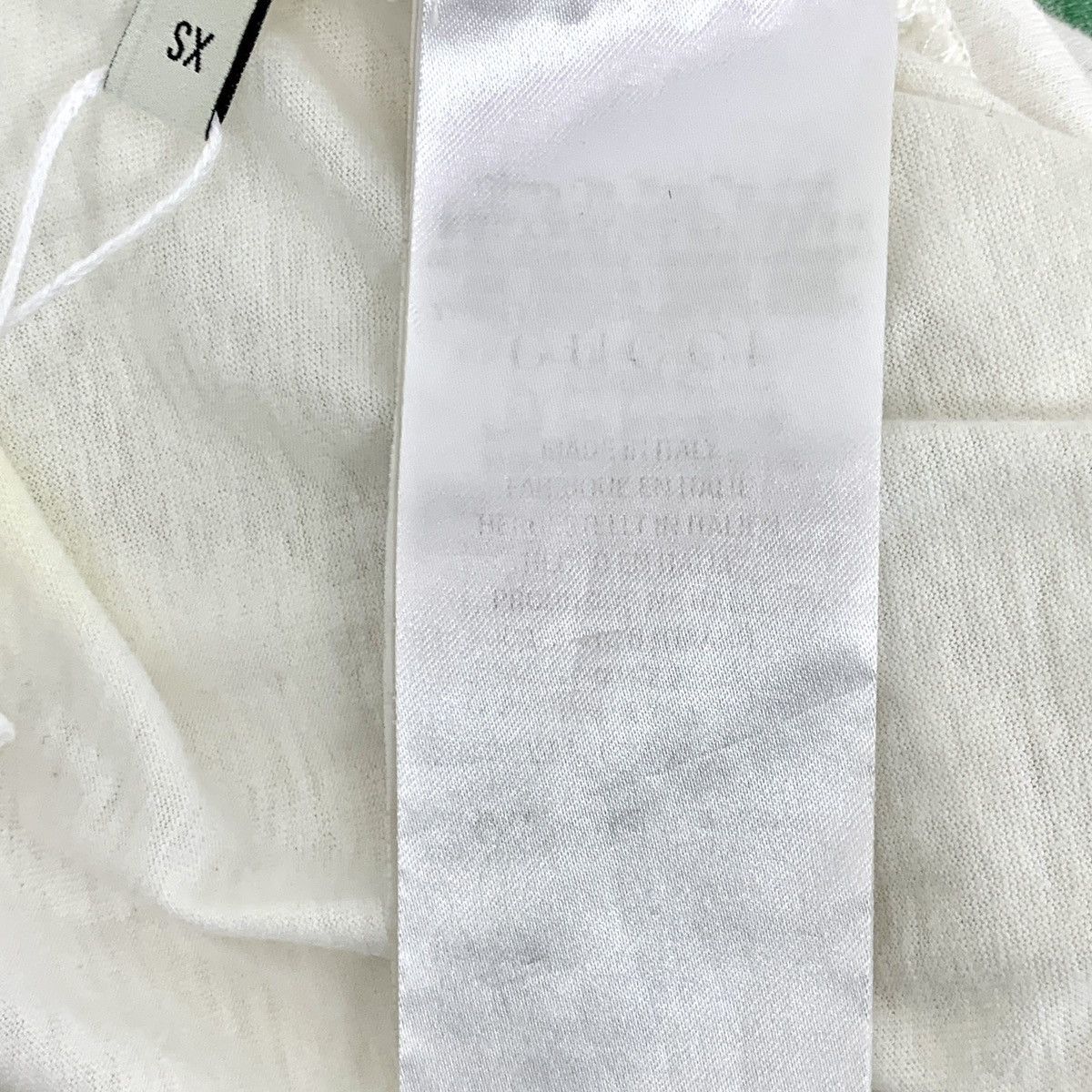 Gucci Gucci White Logo Print Cotton Crew Neck T-shirt K26WX Size US XS / EU 42 / 0 - 7 Thumbnail