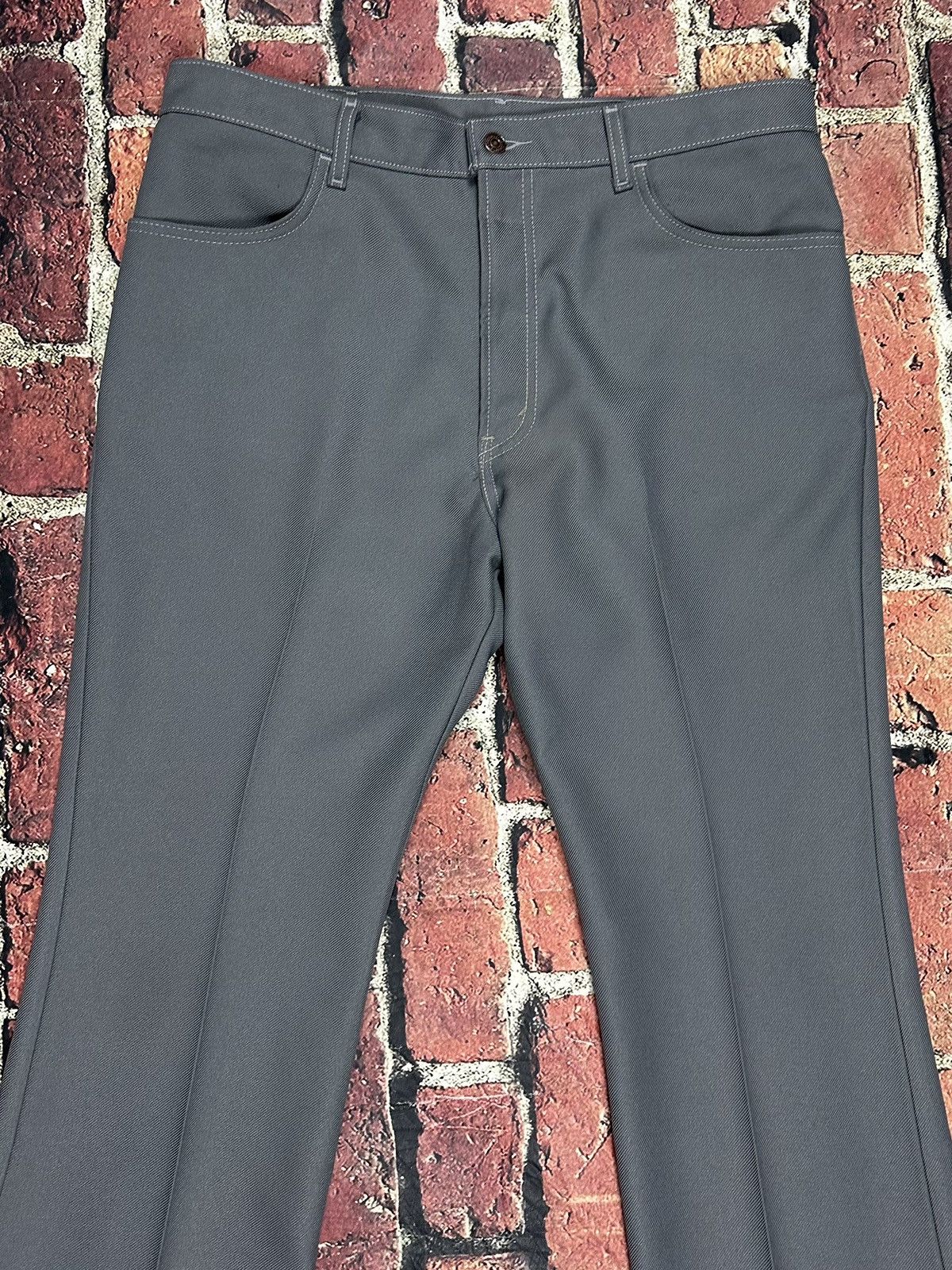 Levi's Vintage Levis 517 Western Boot Cut Tex Twill Pants Polyester Size US 38 / EU 54 - 3 Thumbnail