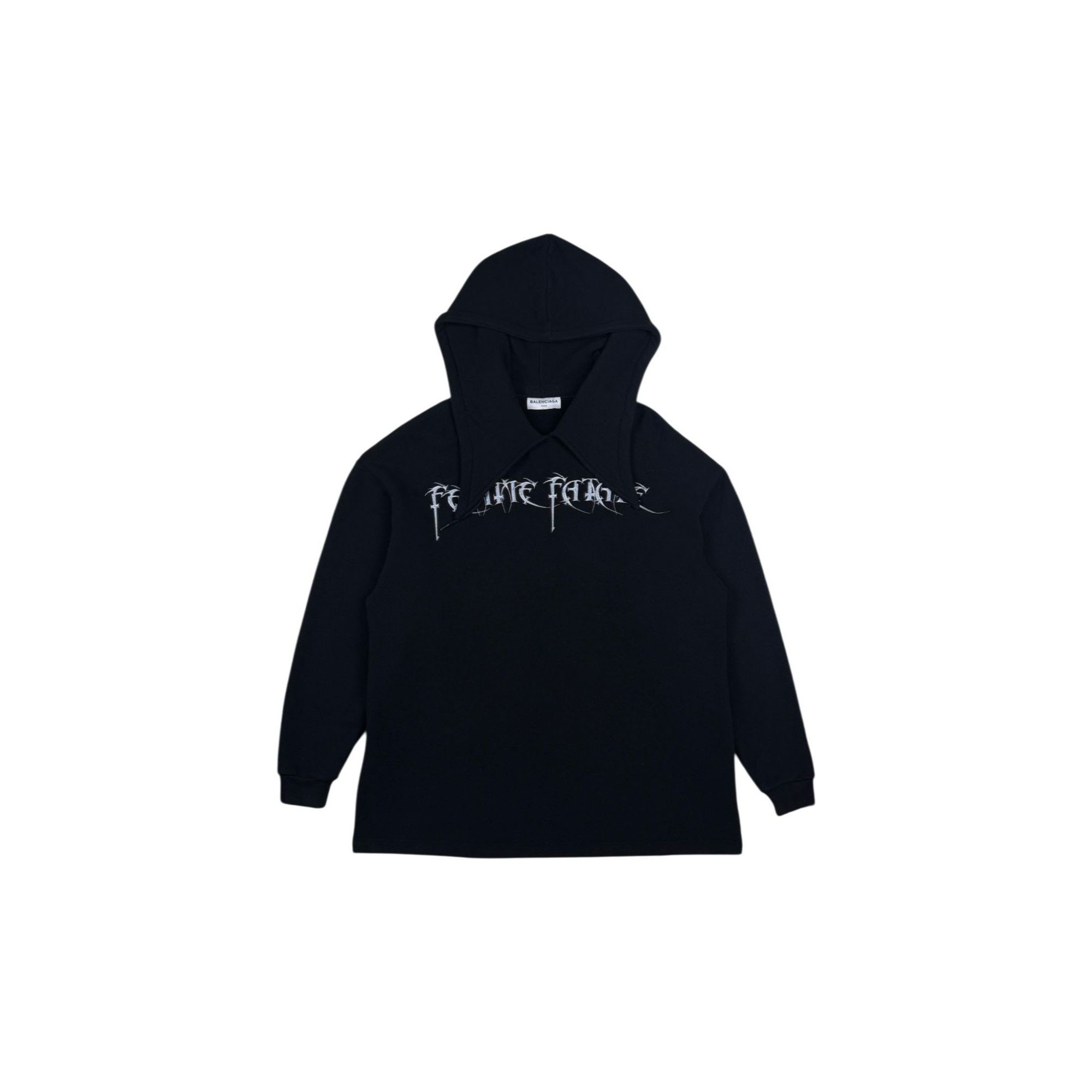 Balenciaga ♚ Balenciaga 'Femme Fatale' Hoodie ♚ Size XS / US 0-2 / IT 36-38 - 1 Thumbnail