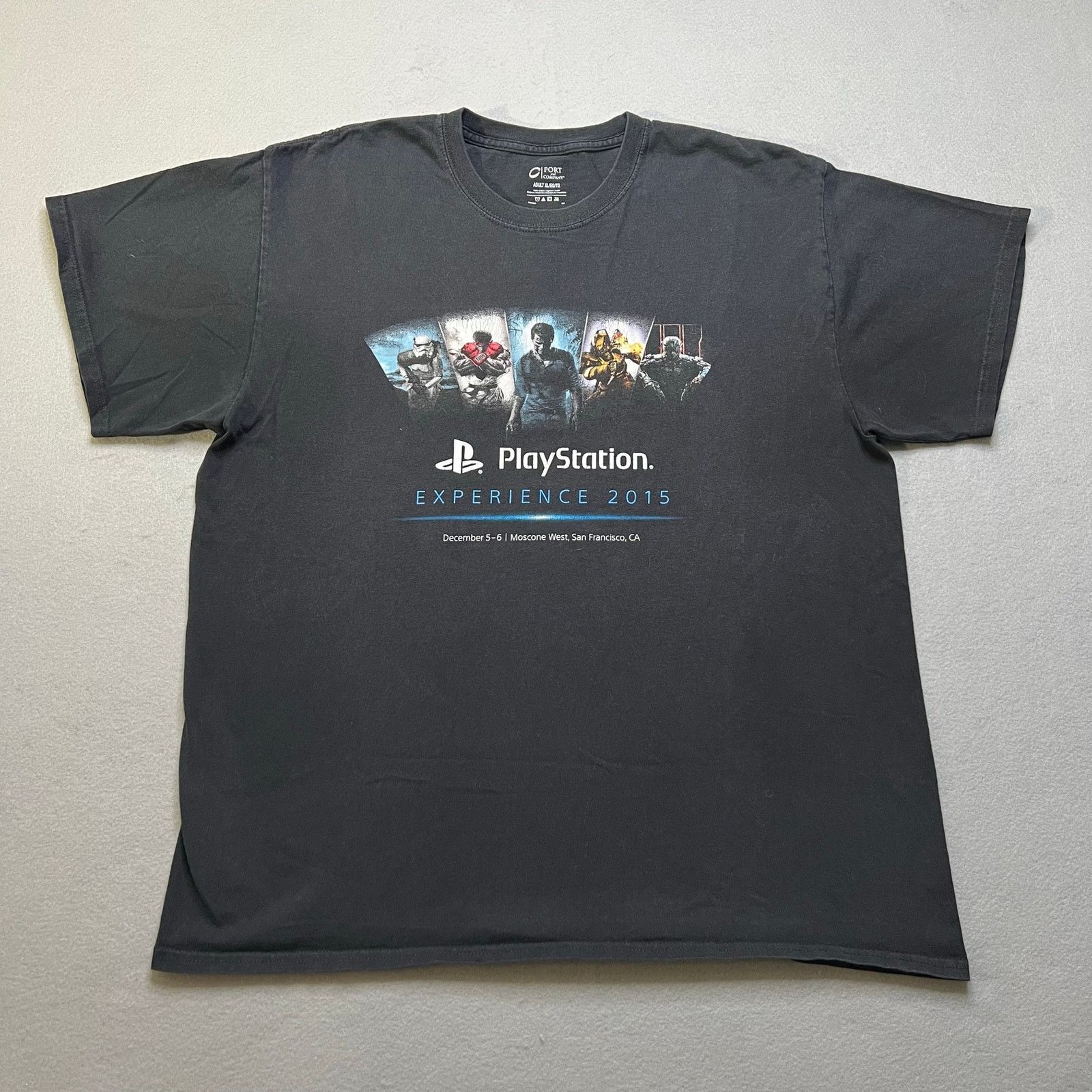 Vintage PlayStation Experience 2015 T-Shirt Mens XL Black PS4 Gaming Size US XL / EU 56 / 4 - 1 Thumbnail