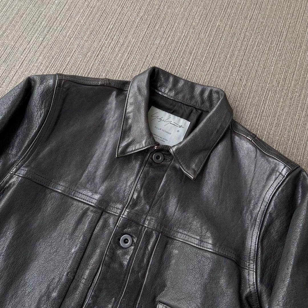 Yohji Yamamoto yohji yamamoto x backlash leather jacket Size US M / EU 48-50 / 2 - 3 Thumbnail