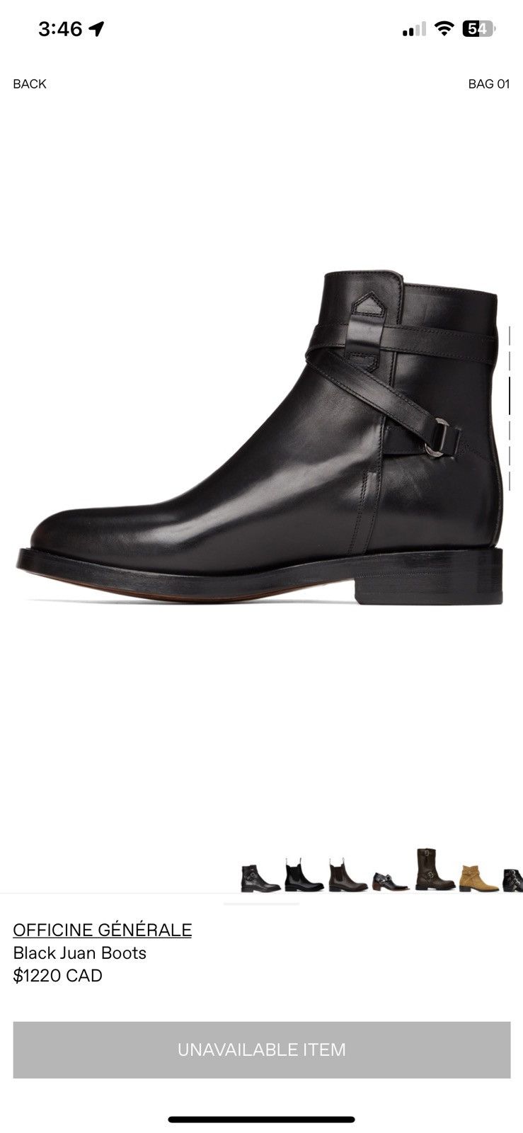 Officine Generale Officine Generale Black Juan Chelsea Boots. Buckle strap Size US 9 / EU 42 - 14 Thumbnail