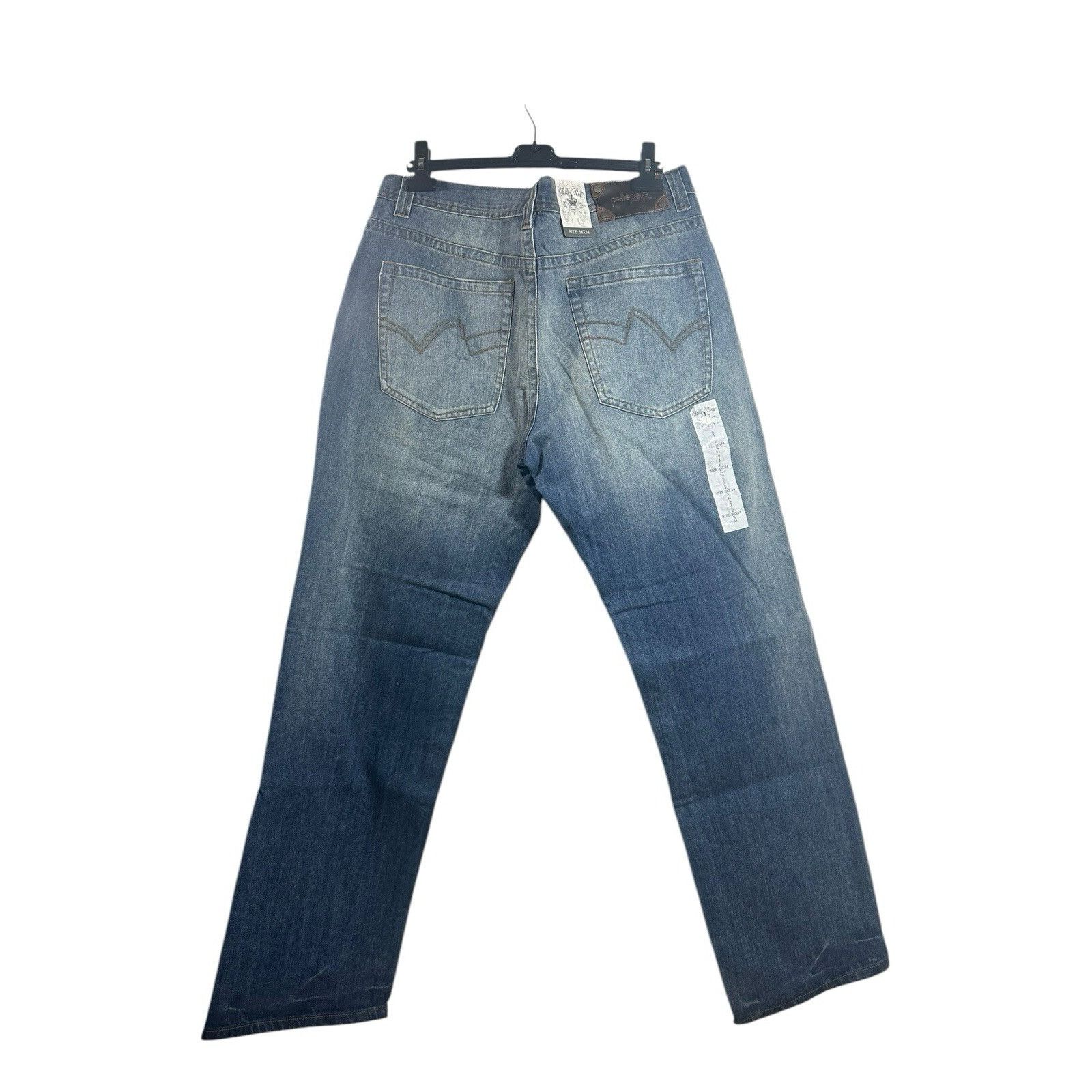 Pelle Pelle VTG Pelle Pelle Baggy Jeans Men's 38-34 Light Blue Hip Hop W Size US 38 / EU 54 - 3 Thumbnail