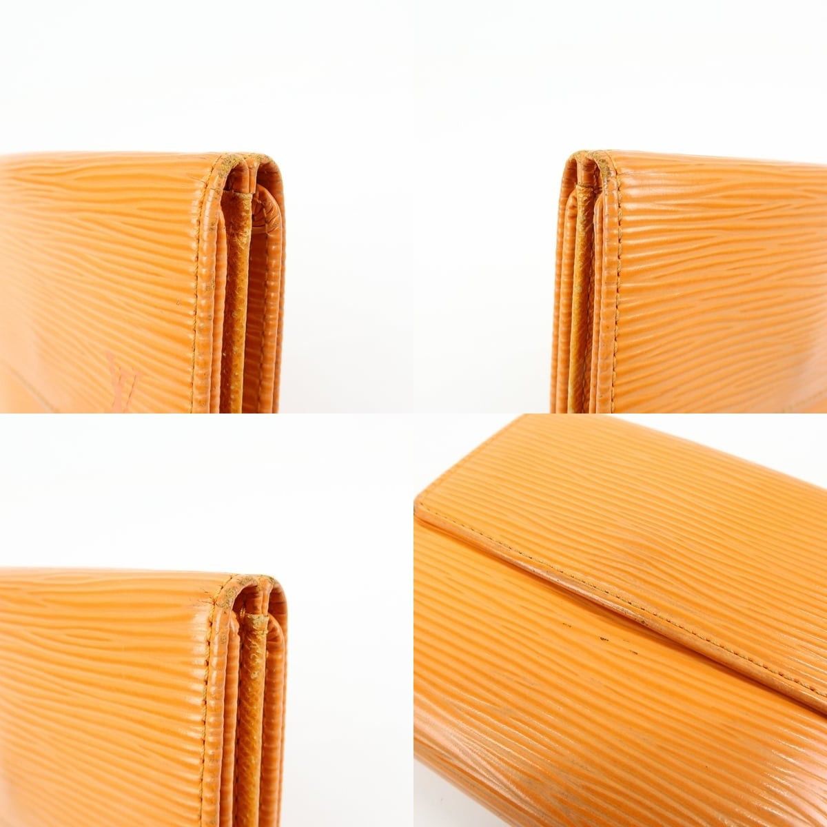 Louis Vuitton Louis Vuitton Epi Porte Monnaie Billets Credit Wallet Orange Size ONE SIZE - 5 Thumbnail