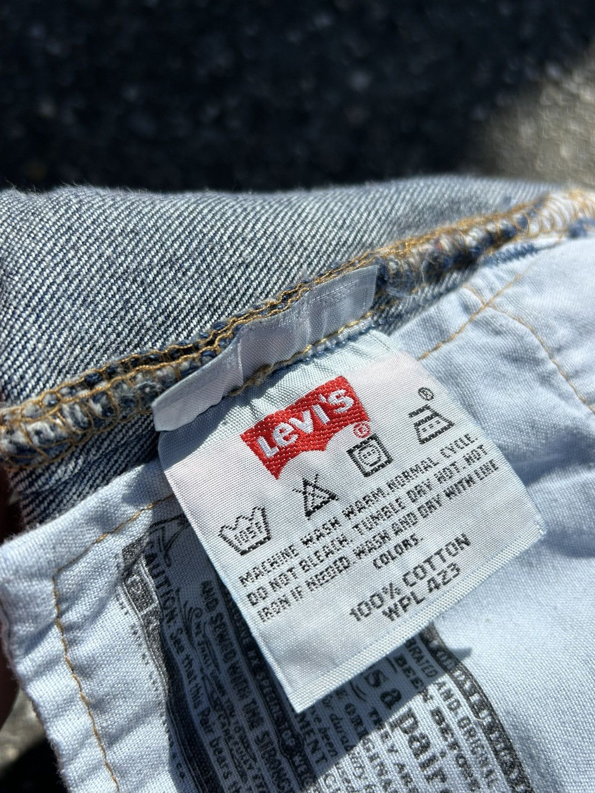Levi's *Blank Tab* Vintage Levi’s Blue 501’s Size US 34 / EU 50 - 10 Thumbnail