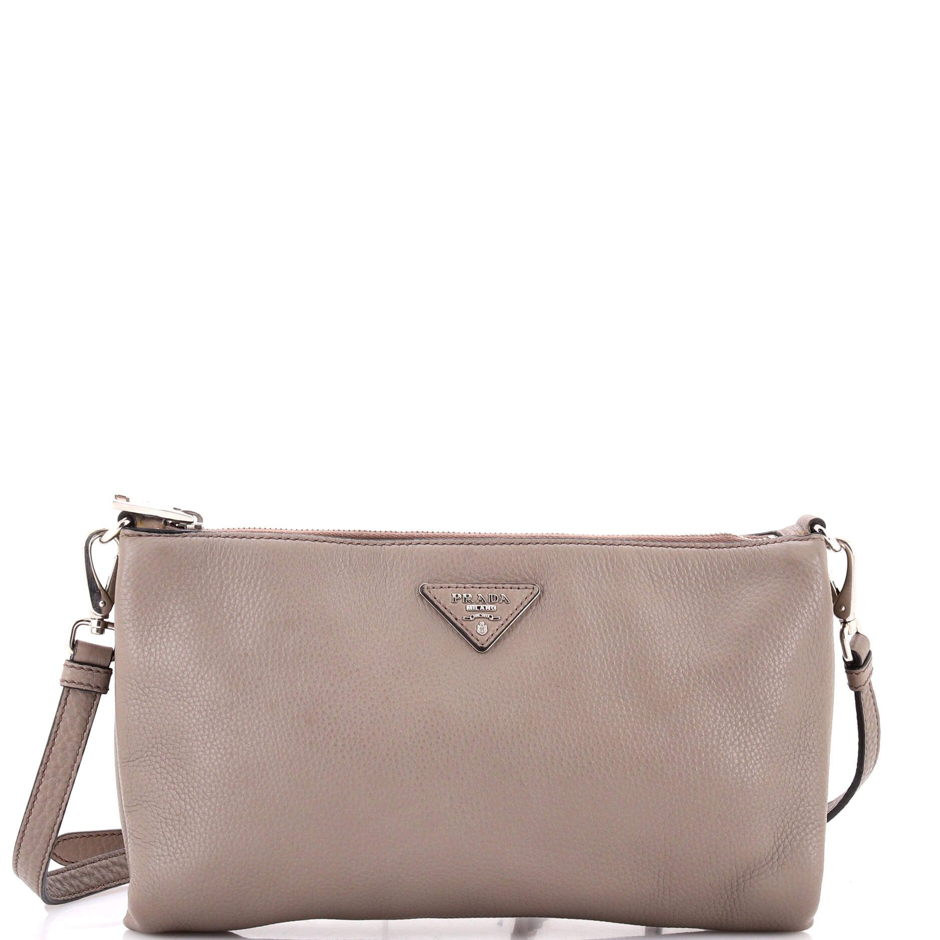 Prada Flat Zip Crossbody Bag Size ONE SIZE - 1 Thumbnail