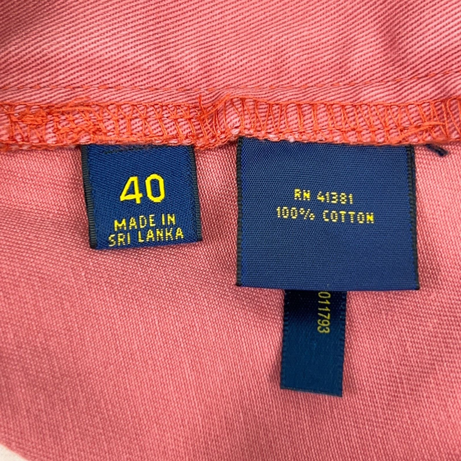 Polo Ralph Lauren Ralph Lauren Polo Chino Shorts Pink Classic Fit Cotton 40 Size US 40 / EU 56 - 6 Thumbnail