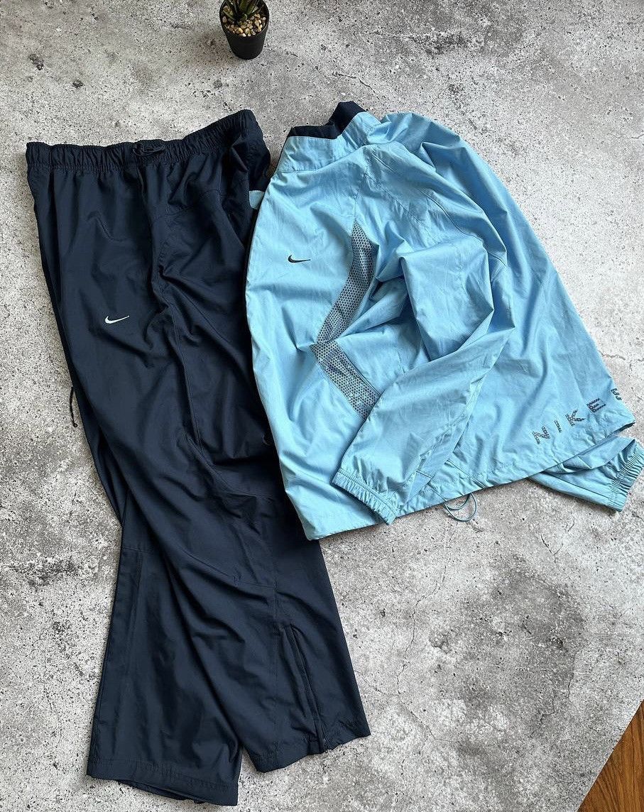 image of Y2K Nike Shox Nylon Drill Track Suits Multicolor Acg in Blue, Men's (Size Large)