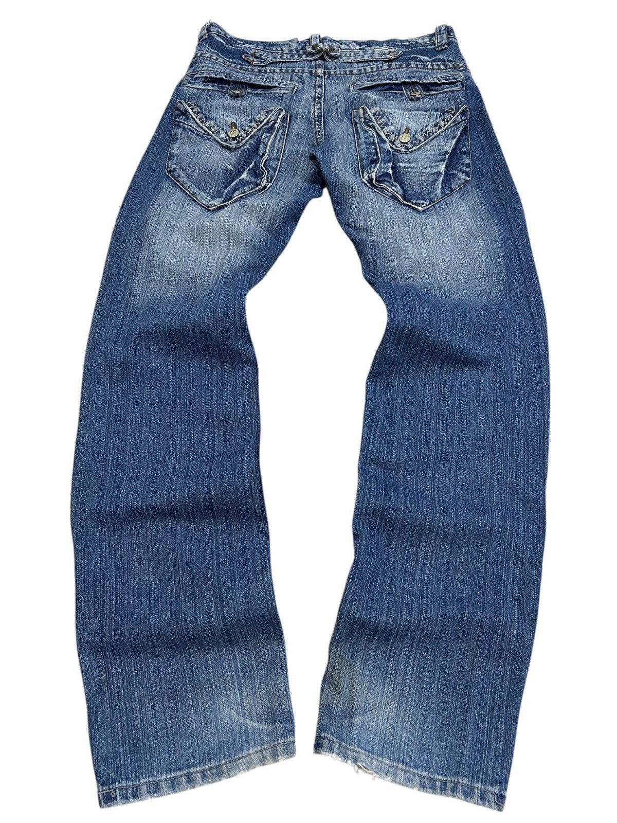Raw United Edition Japan Washed Buckle Handkerchief Pocket