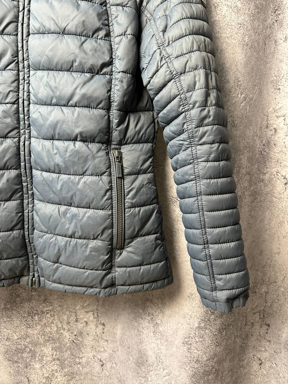 Barbour Barbour Jacket Gray Fibre Down Landry Baffle Quilt Puffa Size M / US 6-8 / IT 42-44 - 10 Thumbnail